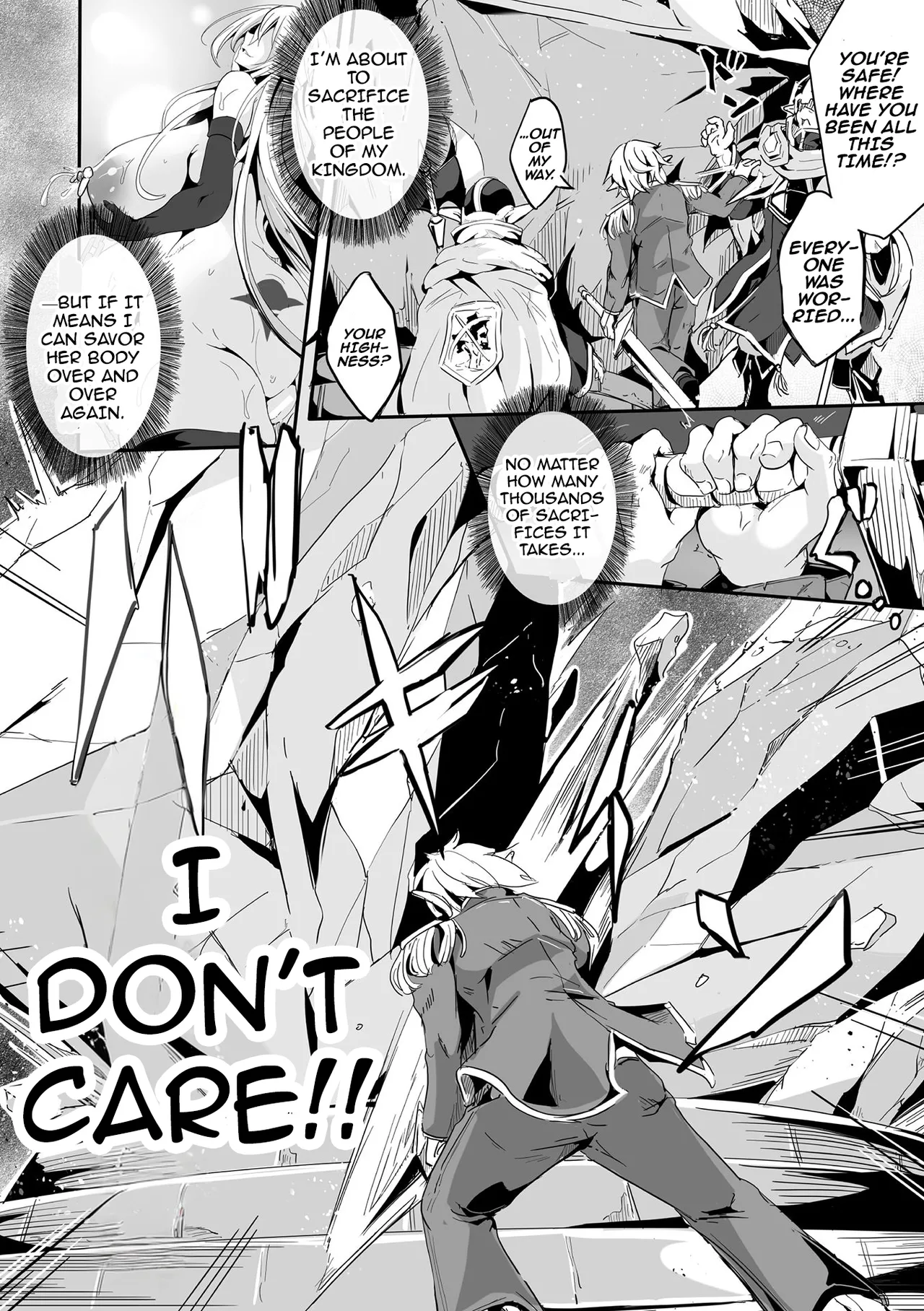 Kooni no Kuni no Mesu Elf Ch. 3 | Female Elves of the Goblin Country Ch. 3 page 16 - elf big breasts hentai manga - read online free