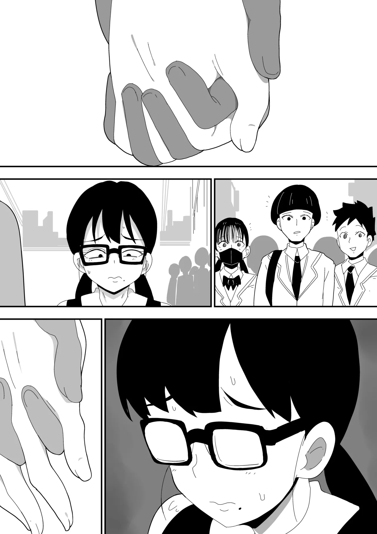 Jimi Otaku Megane-chan to Icha Love H page 114 original parody - kissing big breasts hentai manga - read online free