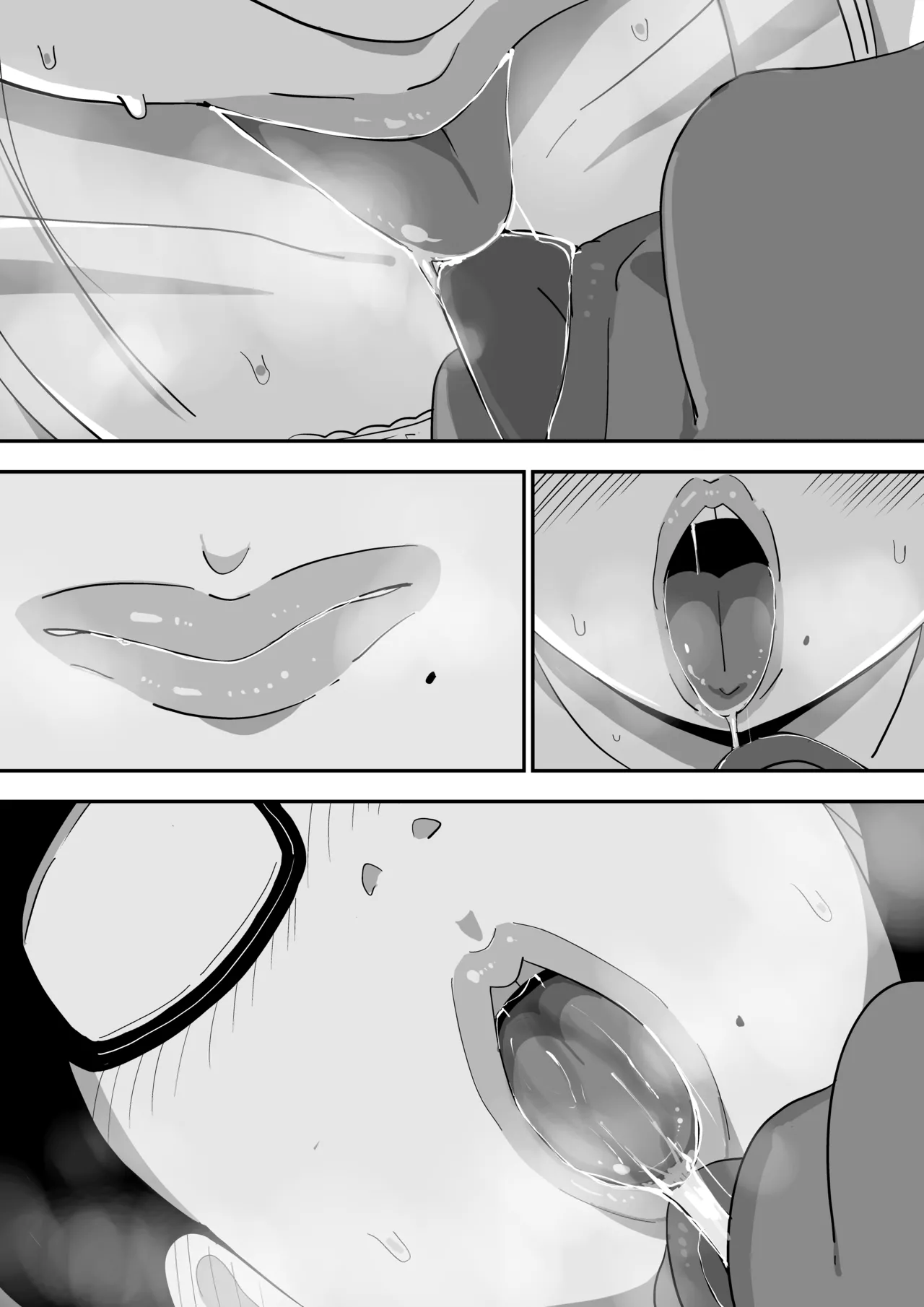 Jimi Otaku Megane-chan to Icha Love H page 129 original parody - kissing big breasts hentai manga - read online free