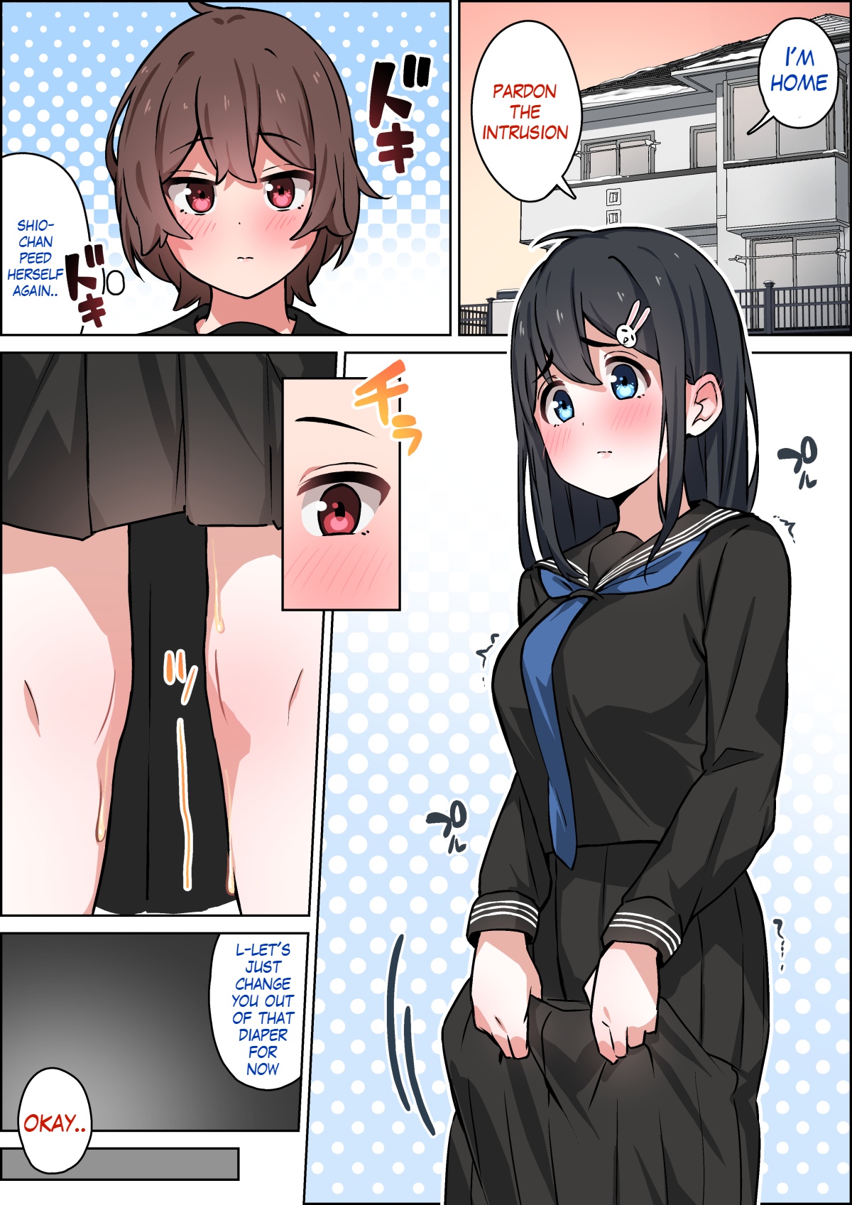 Walking back home in the winter with my childhood friend page 28 original parody - full color mosaic censorship hentai manga - read online free