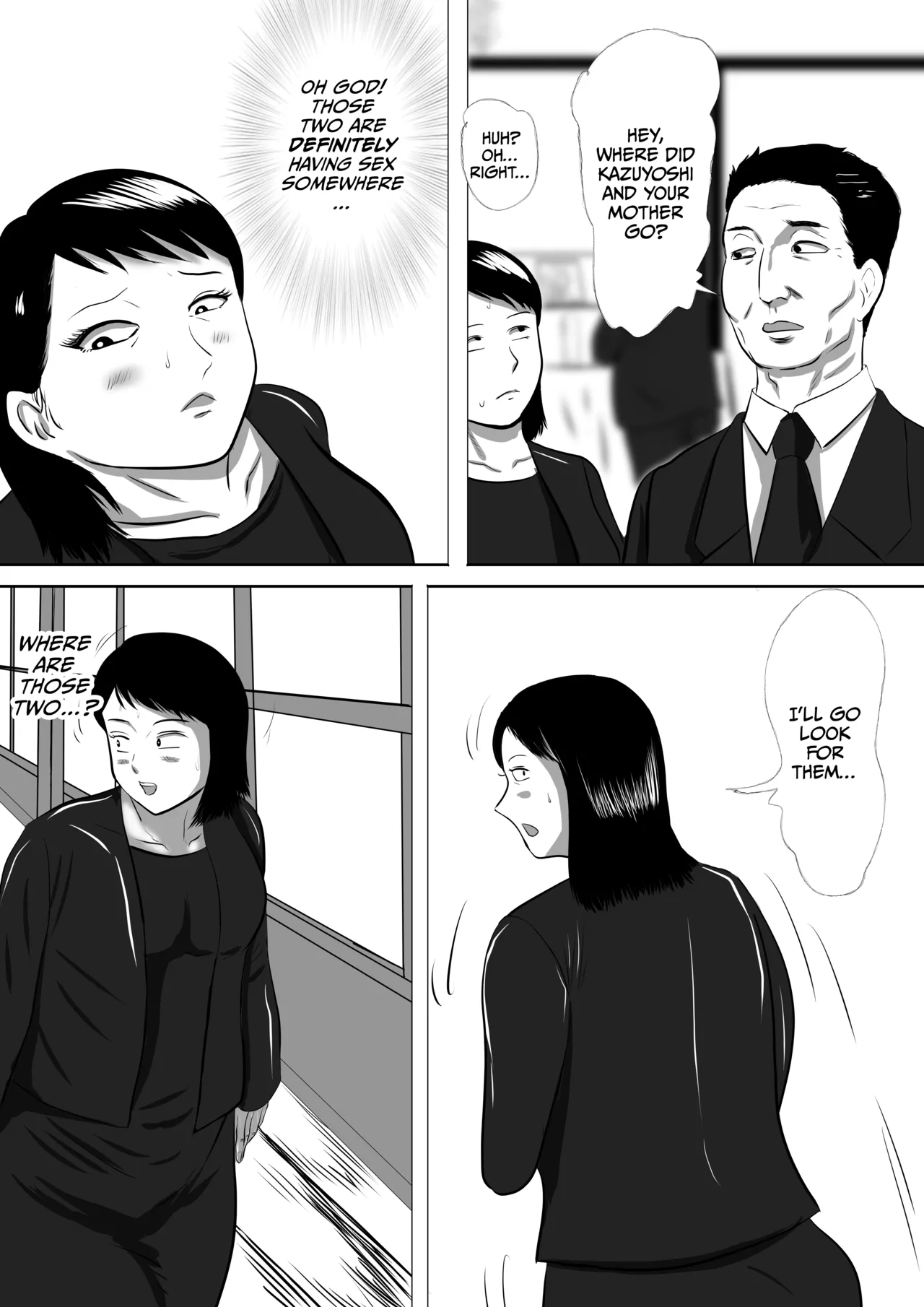 [Surigoma] Obaa-chan-chi ni Boku wa Iku! Hatsubon Hen page 14 original parody - nakadashi big penis hentai manga - read online free