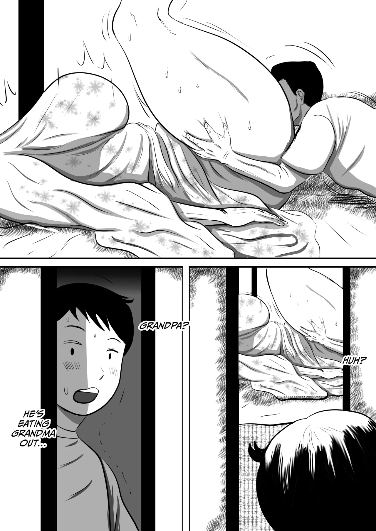 [Surigoma] Obaa-chan-chi ni Boku wa Iku! Hatsubon Hen page 51 original parody - nakadashi big penis hentai manga - read online free