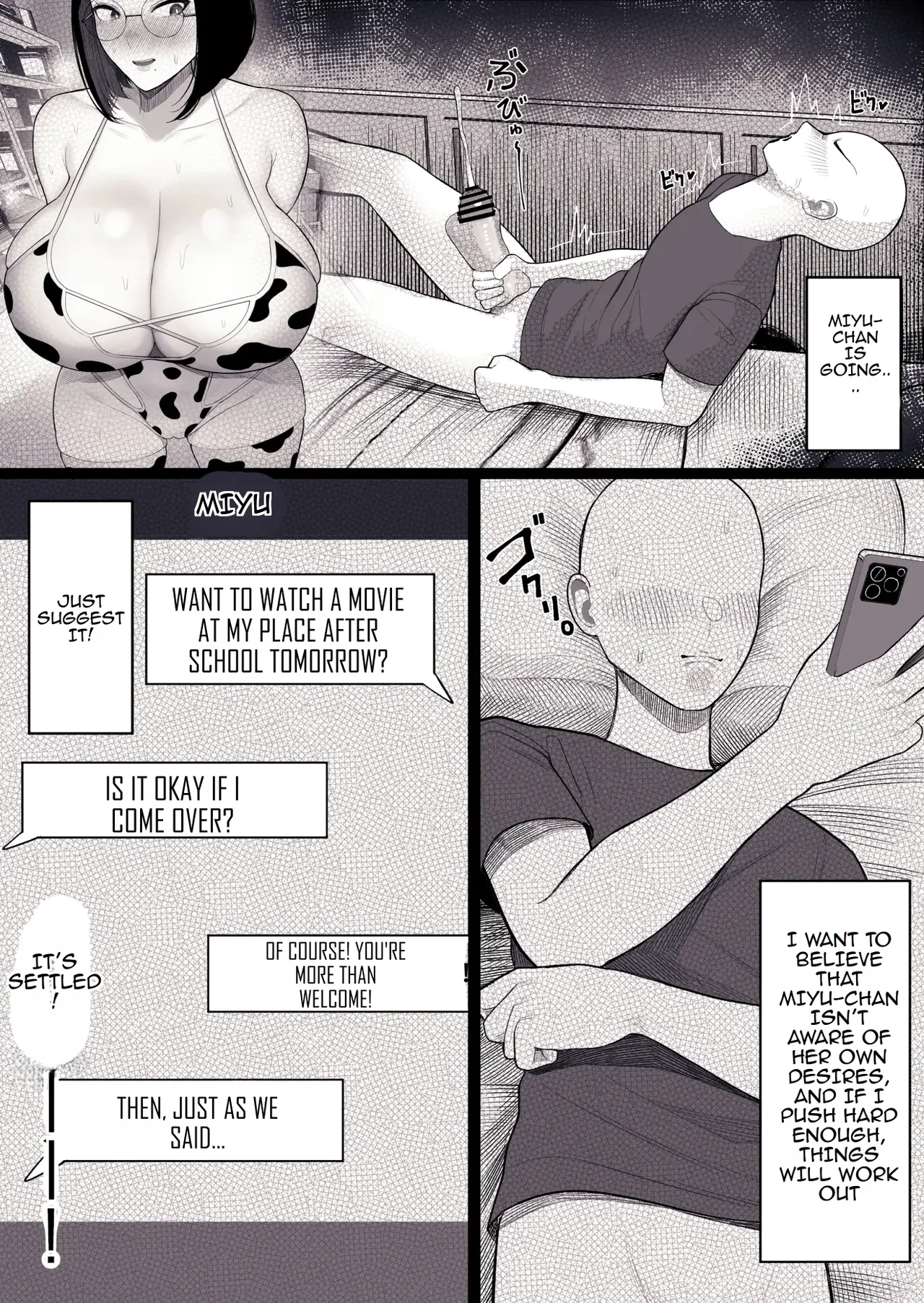 [Kurukuru] Jimiko no Occult-bu Miyu-chan wa Bakunyuu de Yuumei | Miyu-chan is Famous for her Huge Breasts [English] [TOMISCANS] page 13 original parody - sole female sole male hentai manga - read online free