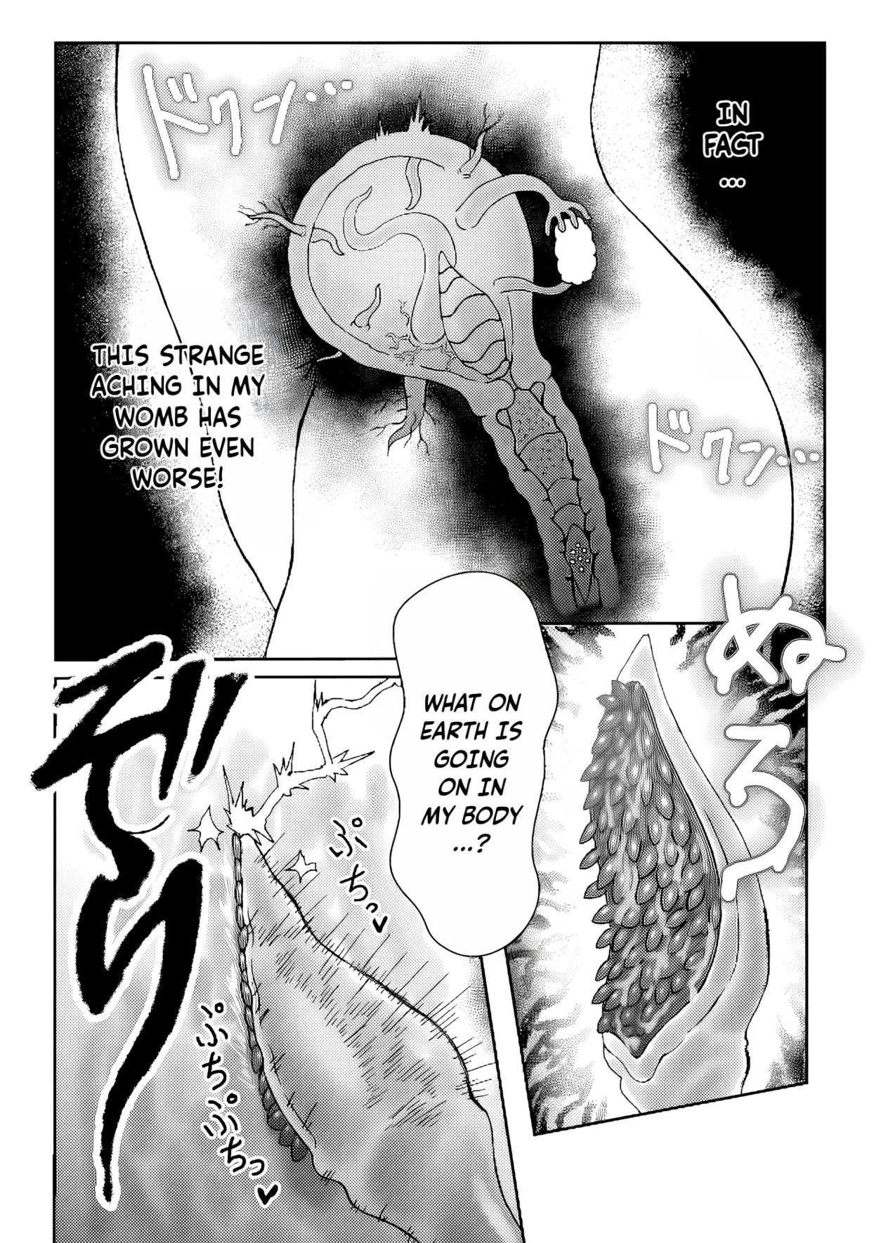 Majo ga Shokushuu to Mushi ni Kisei Sarete Shikyuu to Jinsei o Mechakucha ni Sareru Hanashi | A story of a witch infected by tentacles and bugs and how they seriously messed up her womb and life! page 13 original parody - sole female multiple orgasms hentai manga - read online free
