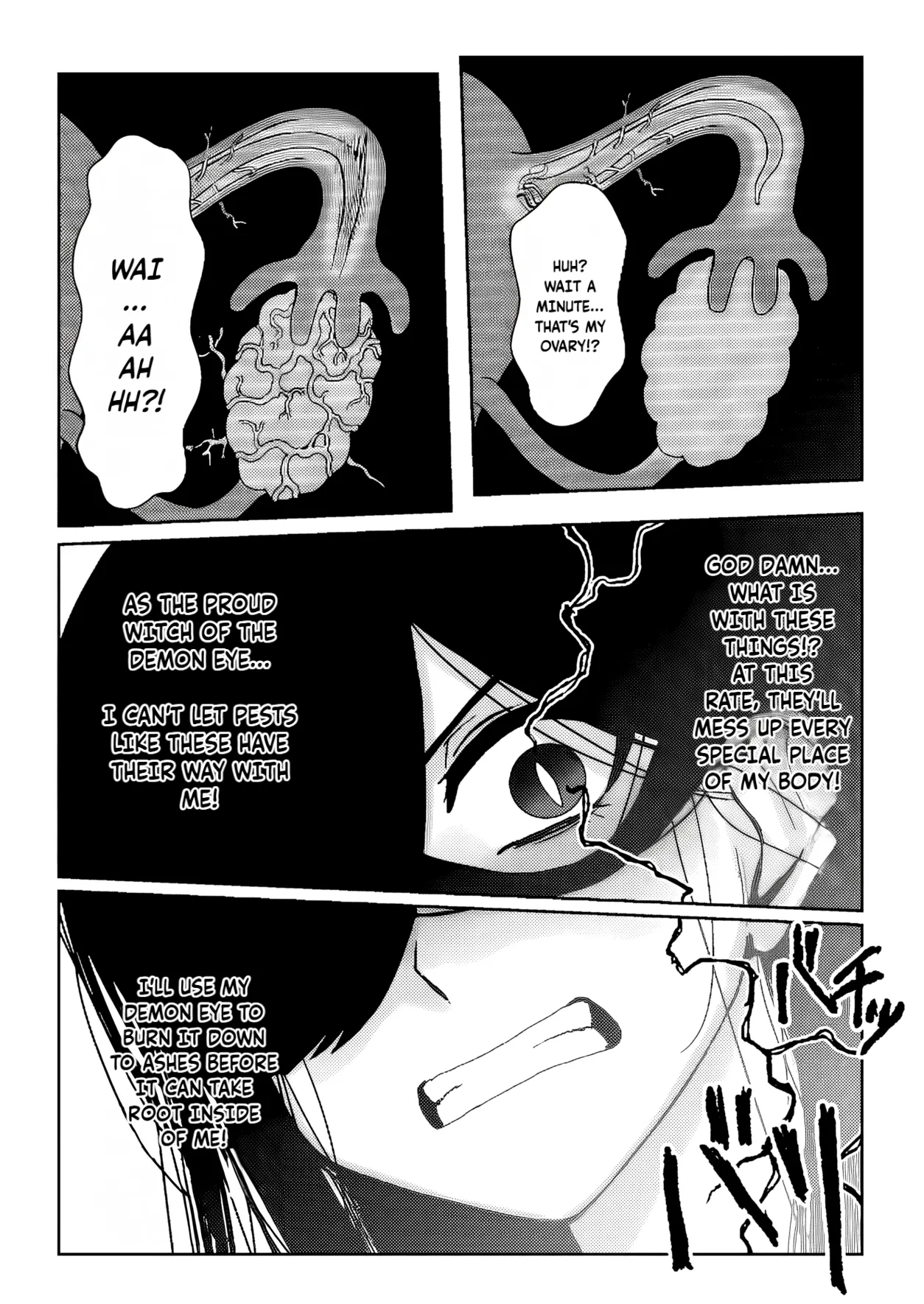 Majo ga Shokushuu to Mushi ni Kisei Sarete Shikyuu to Jinsei o Mechakucha ni Sareru Hanashi | A story of a witch infected by tentacles and bugs and how they seriously messed up her womb and life! page 18 original parody - sole female multiple orgasms hentai manga - read online free
