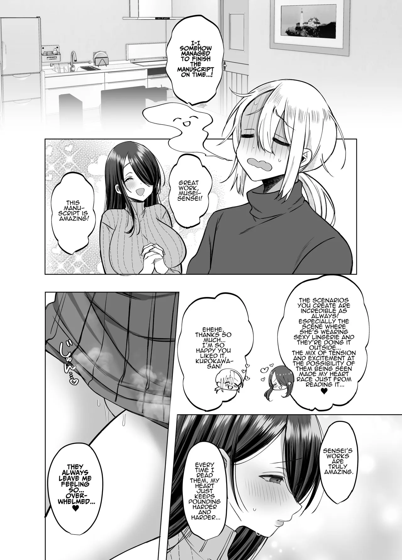 Ecchi na Henshuu Kurokawa-san | Erotic Editor Kurokawa page 62 original parody - big breasts x-ray hentai manga - read online free