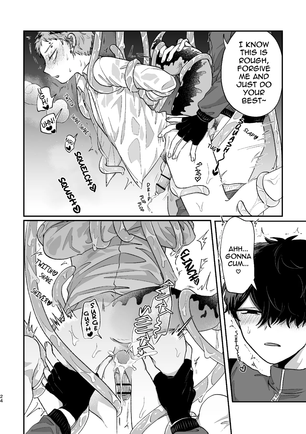 I'm Sorry, but This is an Ero Manga II page 23 - unusual teeth piercing hentai manga - read online free