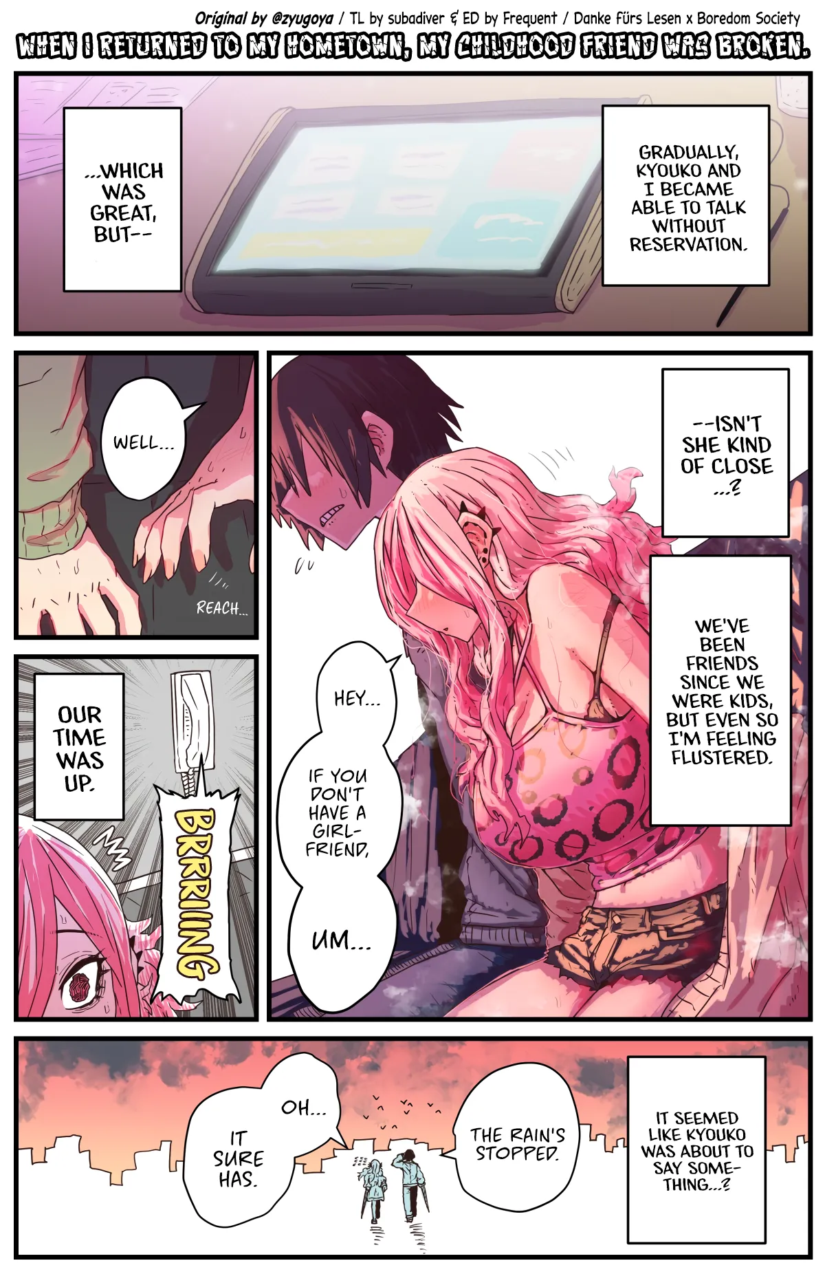 Jimoto ni Kaettekitara Osananajimi ga Kowareteta | When I Returned to My Hometown, My Childhood Friend was Broken page 10 original parody - sole female sole male hentai manga - read online free