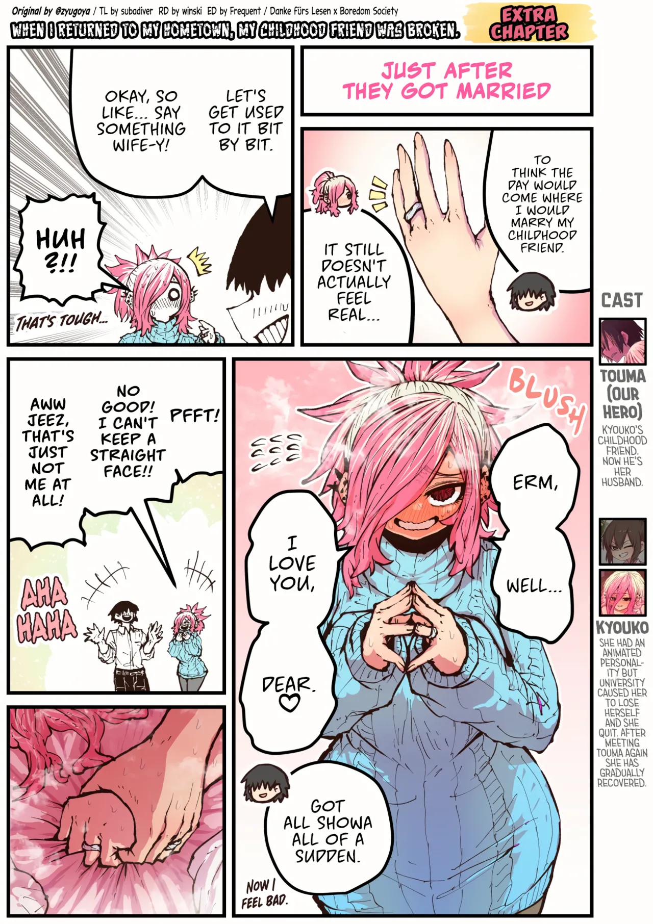 Jimoto ni Kaettekitara Osananajimi ga Kowareteta | When I Returned to My Hometown, My Childhood Friend was Broken page 153 original parody - squirting big breasts hentai manga - read online free