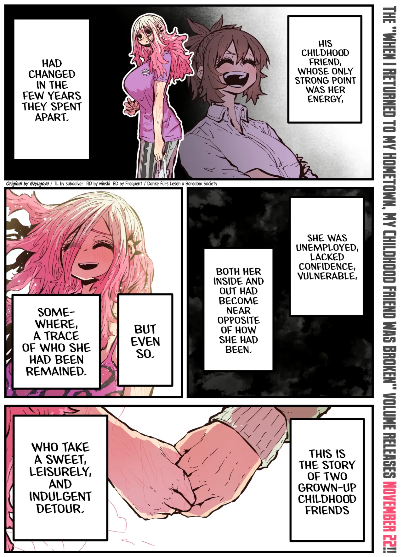 Jimoto ni Kaettekitara Osananajimi ga Kowareteta | When I Returned to My Hometown, My Childhood Friend was Broken page 183 original parody - squirting big breasts hentai manga - read online free