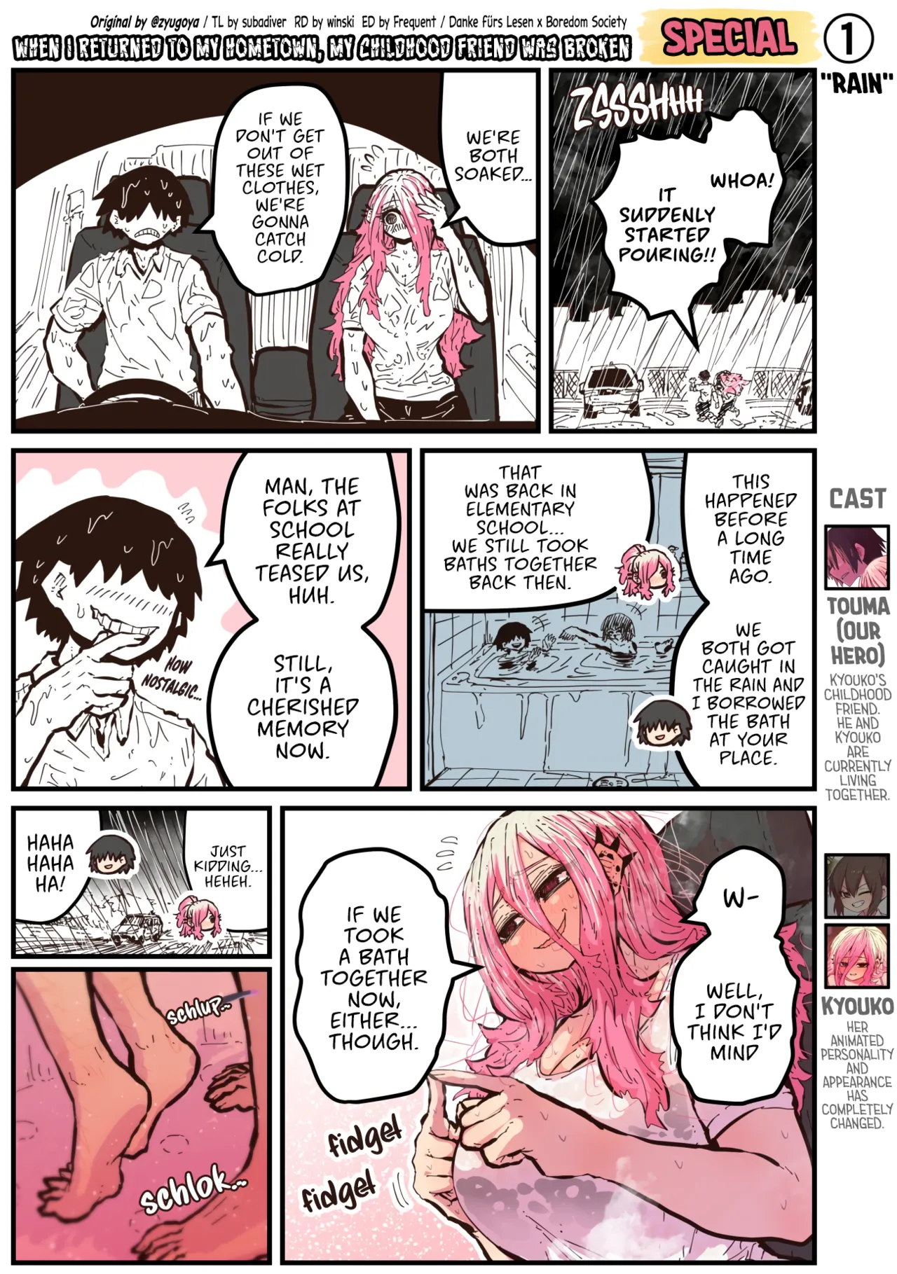 Jimoto ni Kaettekitara Osananajimi ga Kowareteta | When I Returned to My Hometown, My Childhood Friend was Broken page 184 original parody - sole female sole male hentai manga - read online free