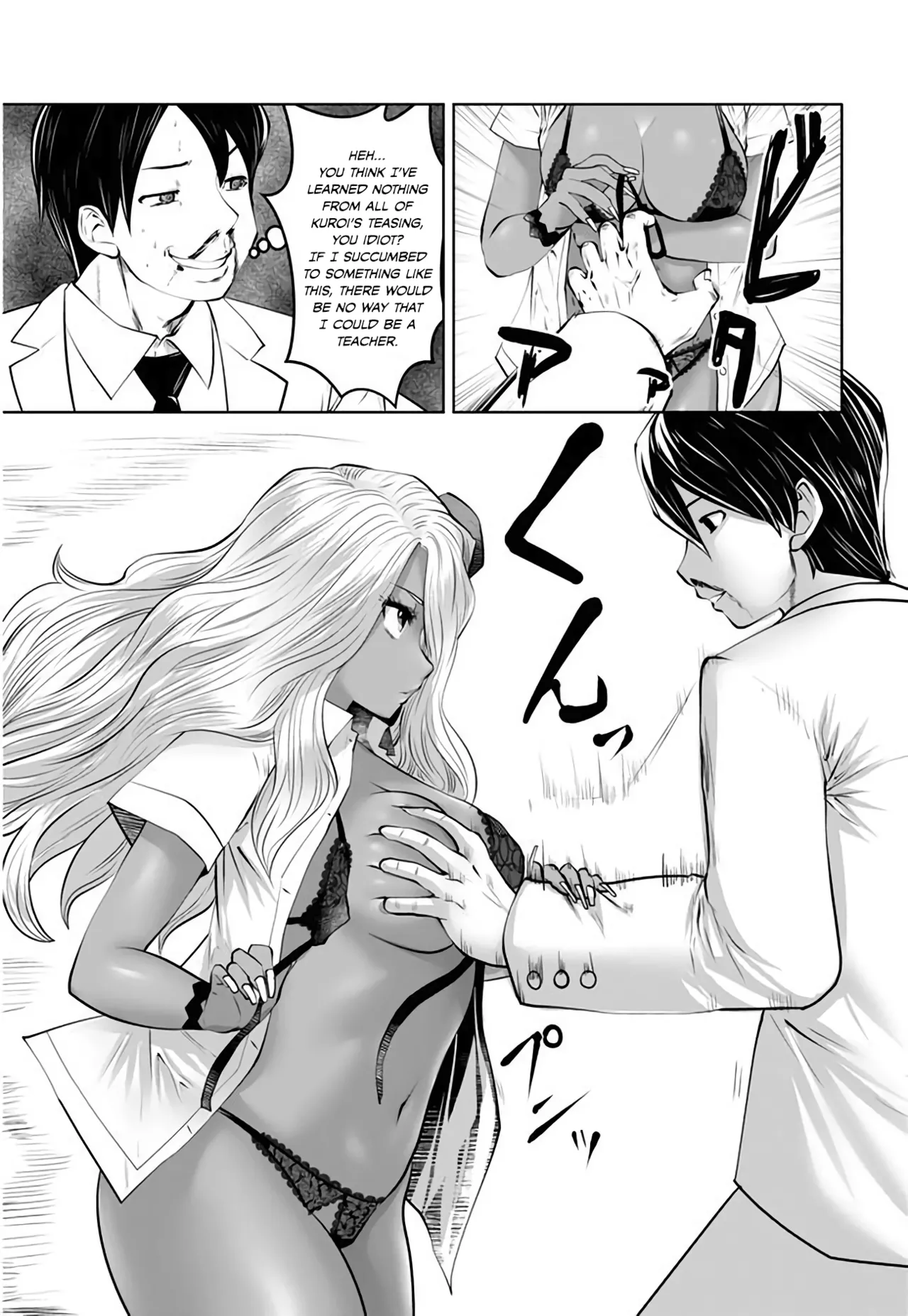 Black Gakkou ni Tsutomete Shimatta Sensei - Transferred to the Gyaru Academy vol 1 page 54 - big breasts gyaru hentai manga - read online free