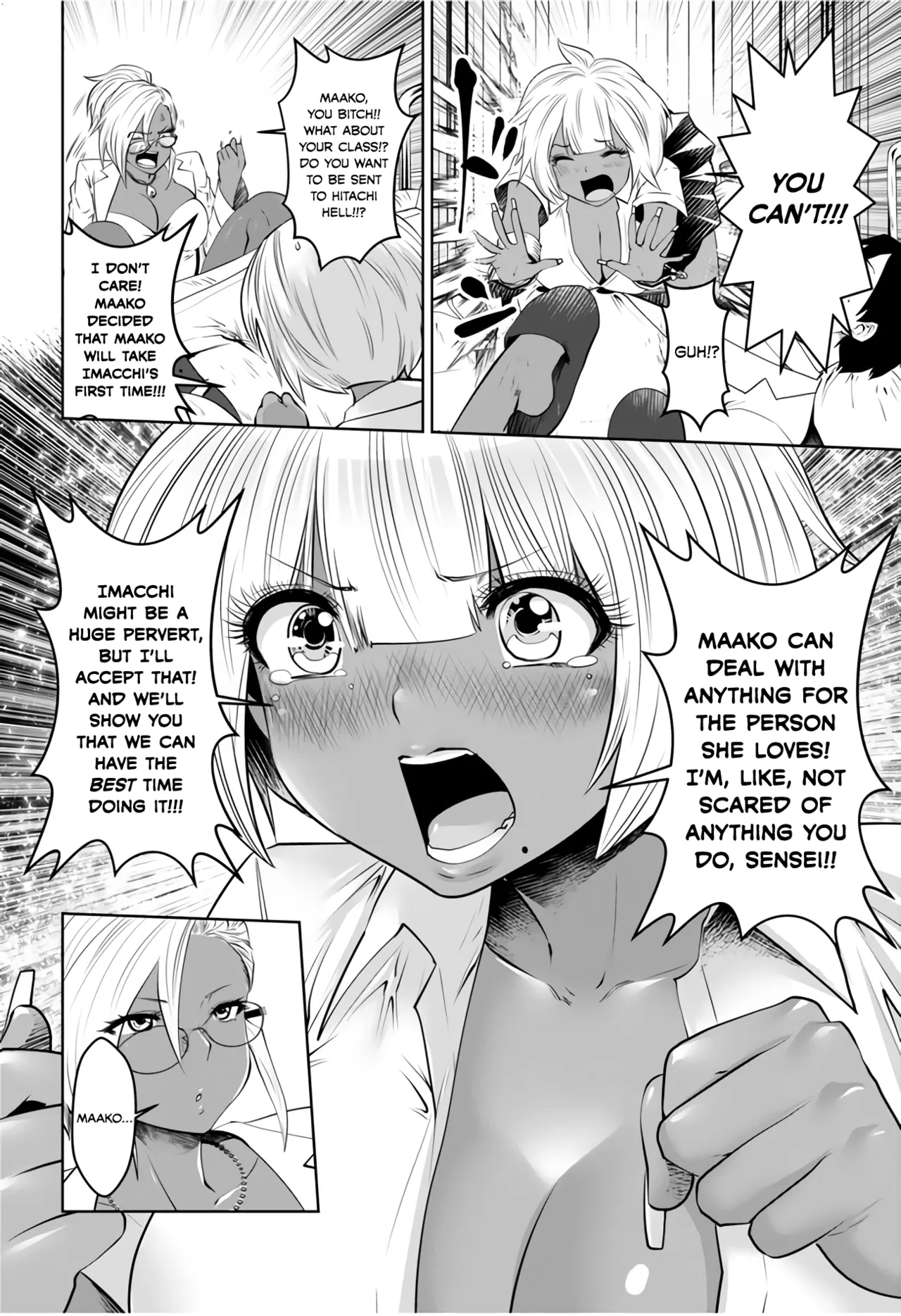 Black Gakkou ni Tsutomete Shimatta Sensei - Transferred to the Gyaru Academy vol 1 page 69 - big breasts gyaru hentai manga - read online free