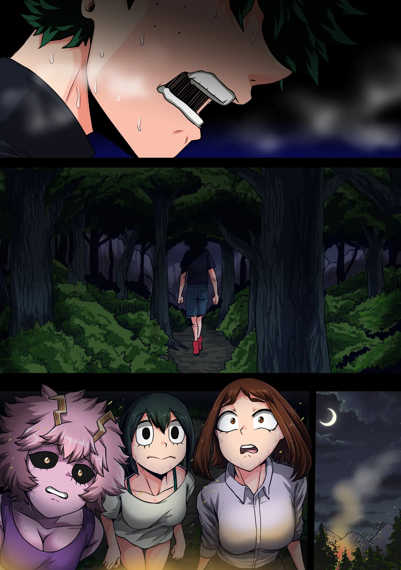 Boku no Harem Academia Ch. 8: Kanojo-tachi no Kesshin page 66 featuring tsuyu asui my hero academia parody - sole male nakadashi hentai manga - read online free