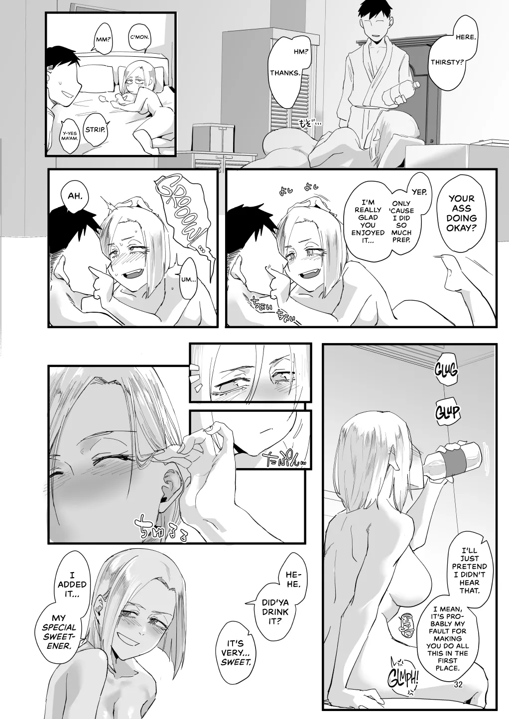 Atashi de…. | For me... page 28 original parody - sole female sole male hentai manga - read online free