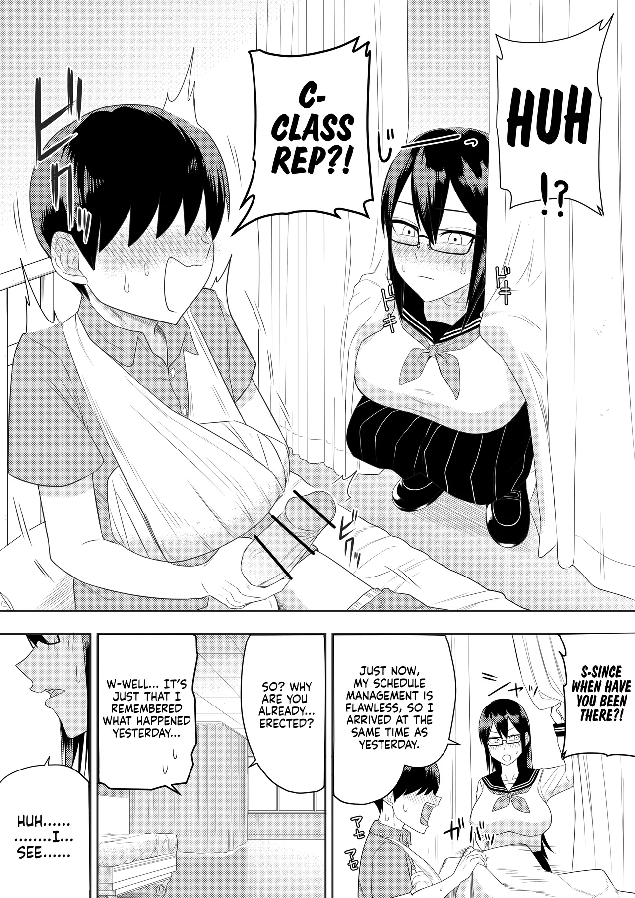 [Makosho] Sewayaki na Kyonyuu Gakkyuu Iinchou Sono 1-13 | The Kind and Caring Busty Class Rep Ch.1-13 [English] [NudeSalad] (Ongoing) page 13 original parody - handjob kissing hentai manga - read online free
