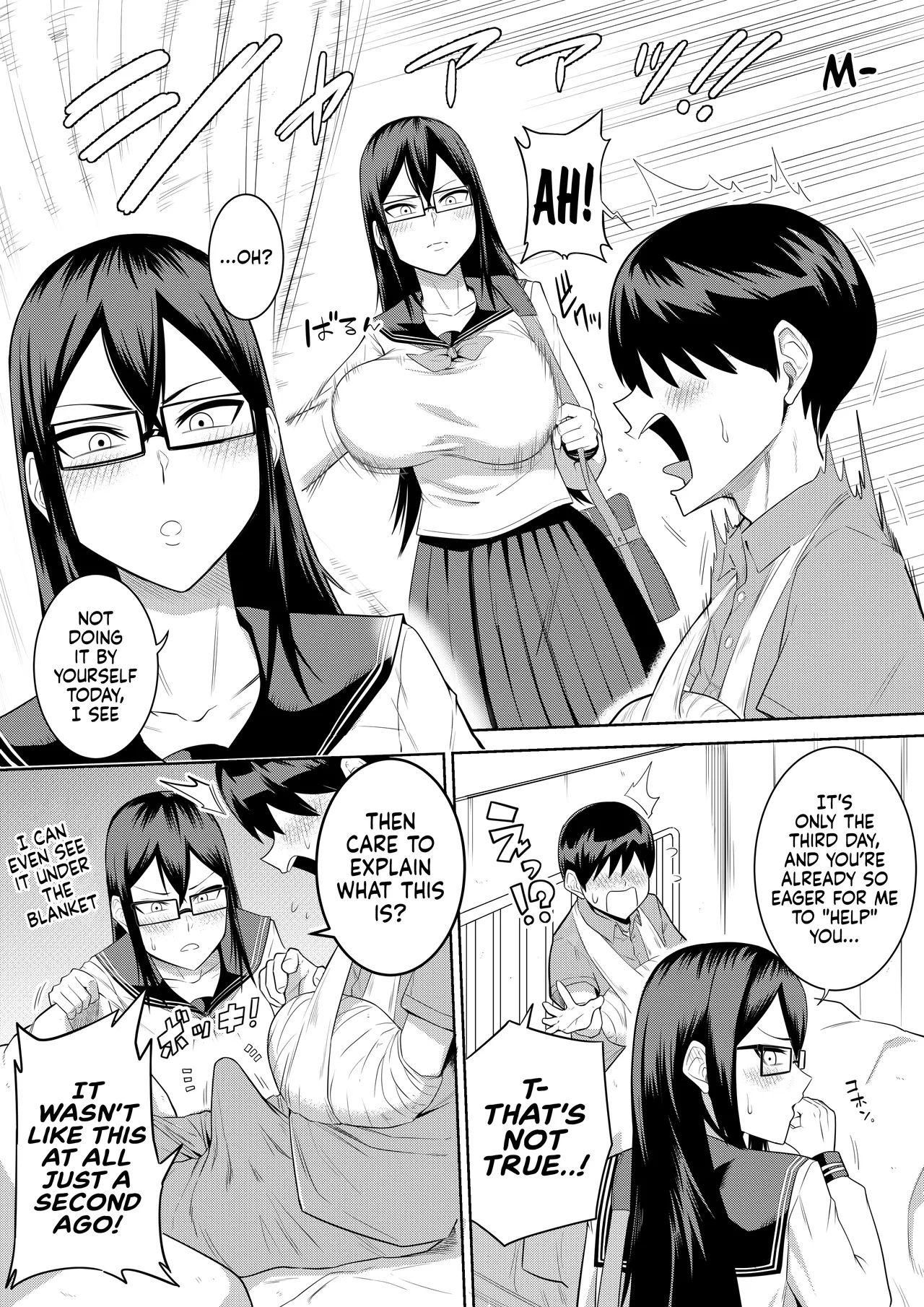 [Makosho] Sewayaki na Kyonyuu Gakkyuu Iinchou Sono 1-13 | The Kind and Caring Busty Class Rep Ch.1-13 [English] [NudeSalad] (Ongoing) page 25 original parody - sole female sole male hentai manga - read online free