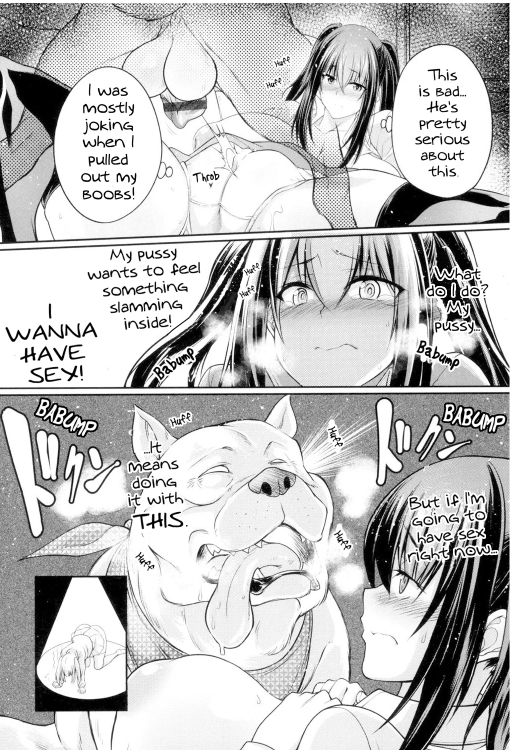 Juukan Koimonogatari | Bestiality Love Stories page 150 - kissing big breasts hentai manga - read online free