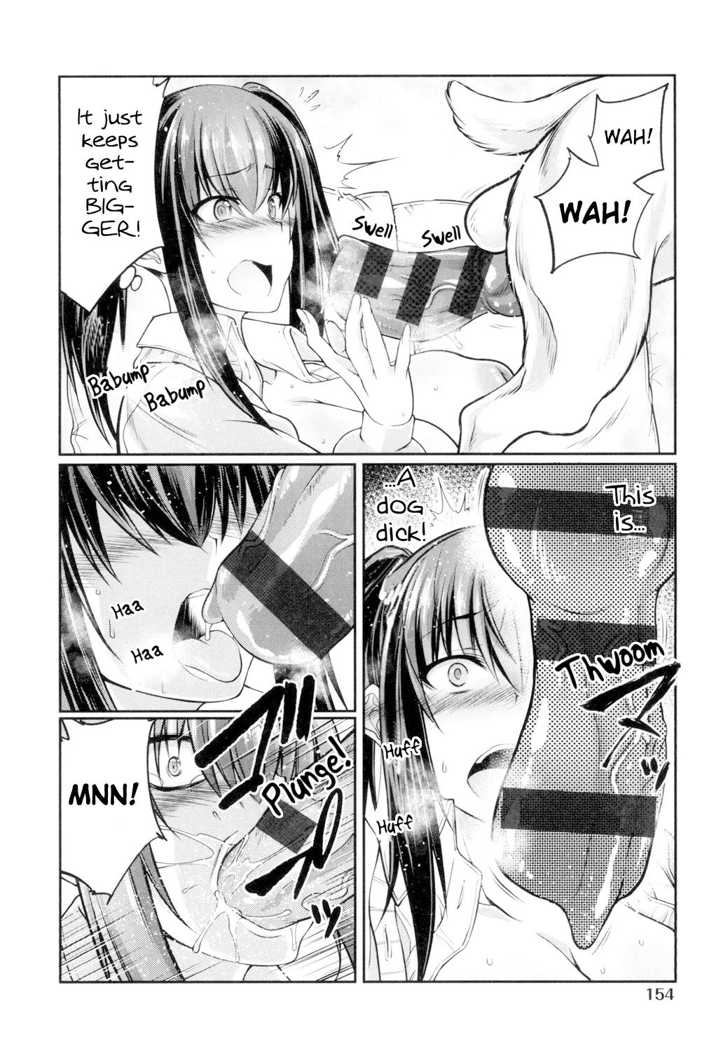 Juukan Koimonogatari | Bestiality Love Stories page 156 - nakadashi big penis hentai manga - read online free