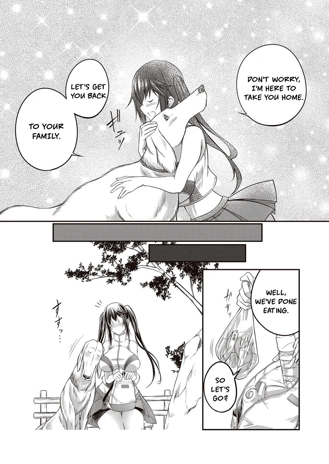 Juukan Koimonogatari | Bestiality Love Stories page 88 - kissing big breasts hentai manga - read online free