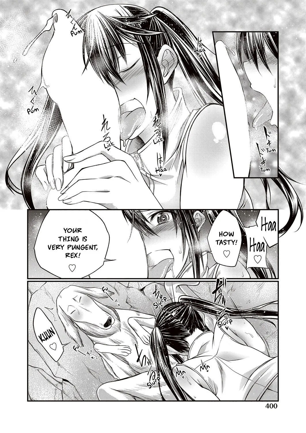 Juukan Koimonogatari | Bestiality Love Stories page 91 - kissing big breasts hentai manga - read online free