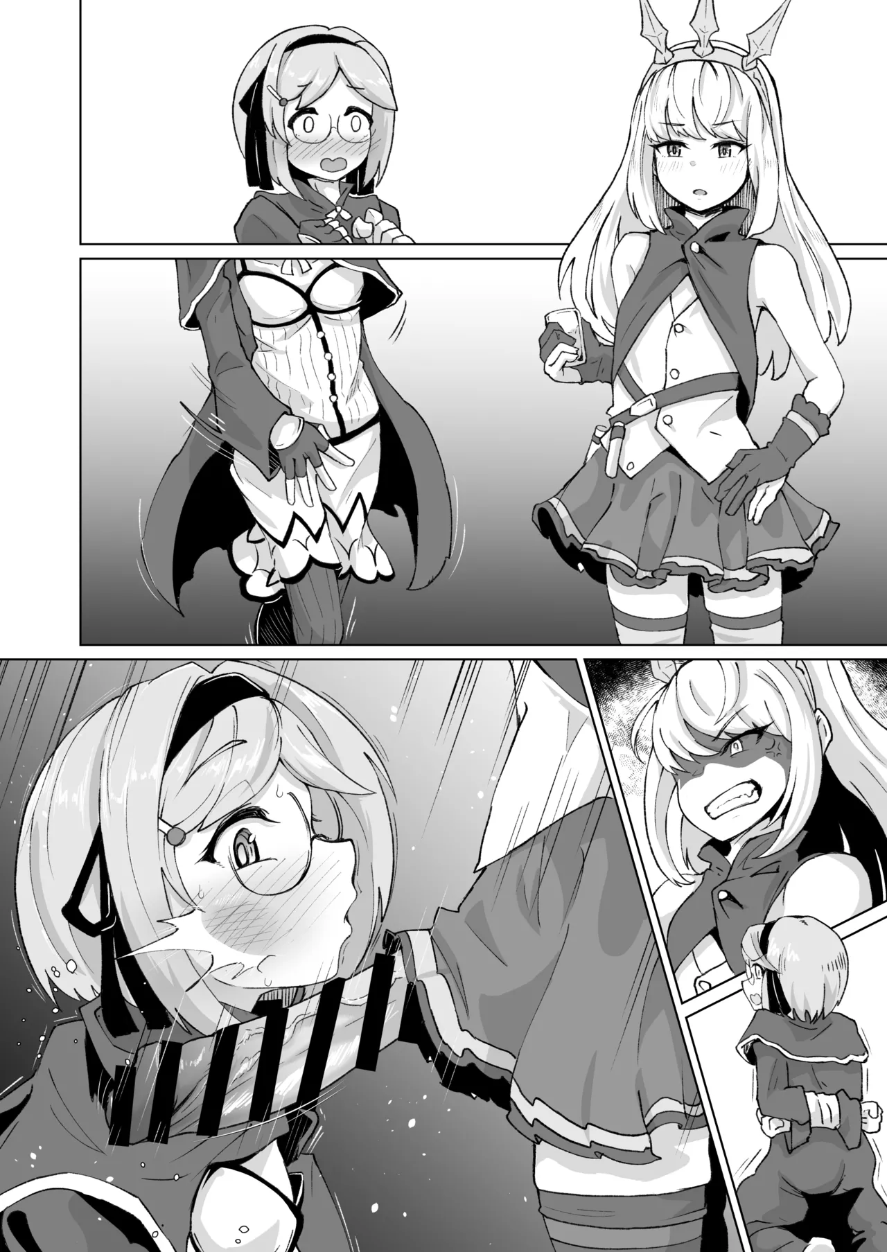 ジータ♂の前立腺を潰すカリオストロ page 10 featuring cagliostro granblue fantasy parody - futanari stockings hentai manga - read online free