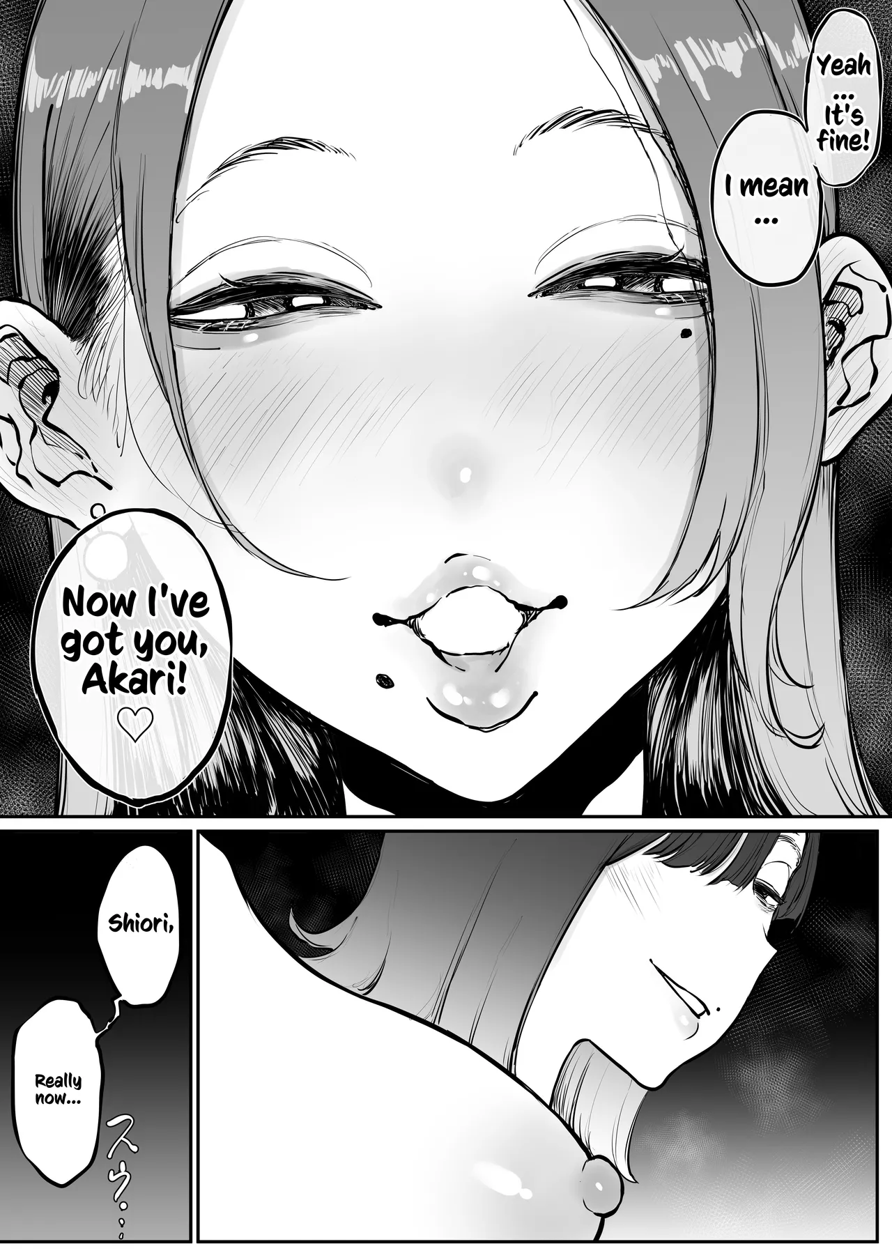 [Sky Dogma (Pandacorya)] Bijin Tsuma, Ichinose Shiori 37 wa, Musume no Yuujin ni Idakareteiru | Beautiful Wife Shiori Ichinose (37) Is Getting Banged By Her Daughter's Female Friend [English] [Kusanuu] page 59 original parody - beauty mark multiple orgasms hentai manga - read online free