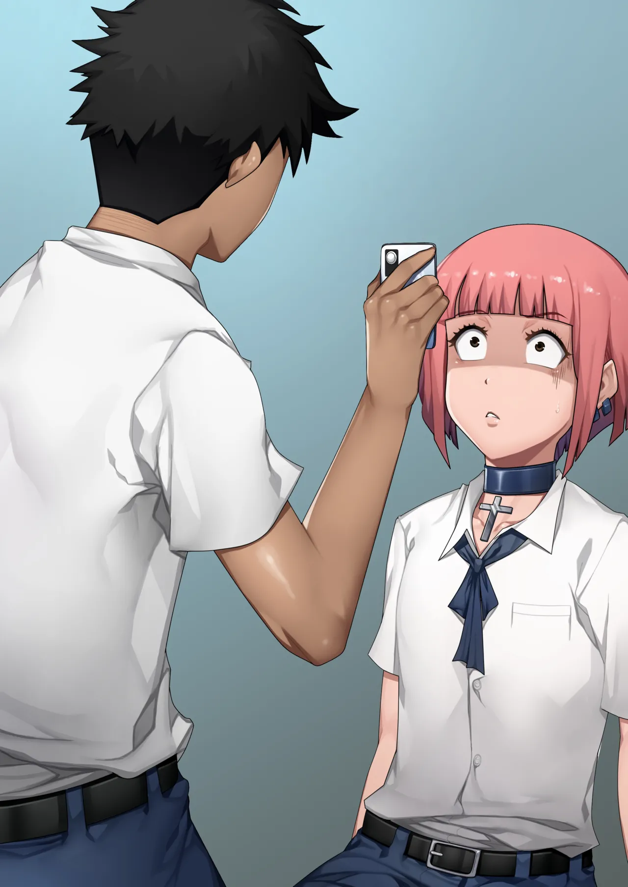 My bitch friend 6 page 105 original parody - nakadashi mosaic censorship hentai manga - read online free