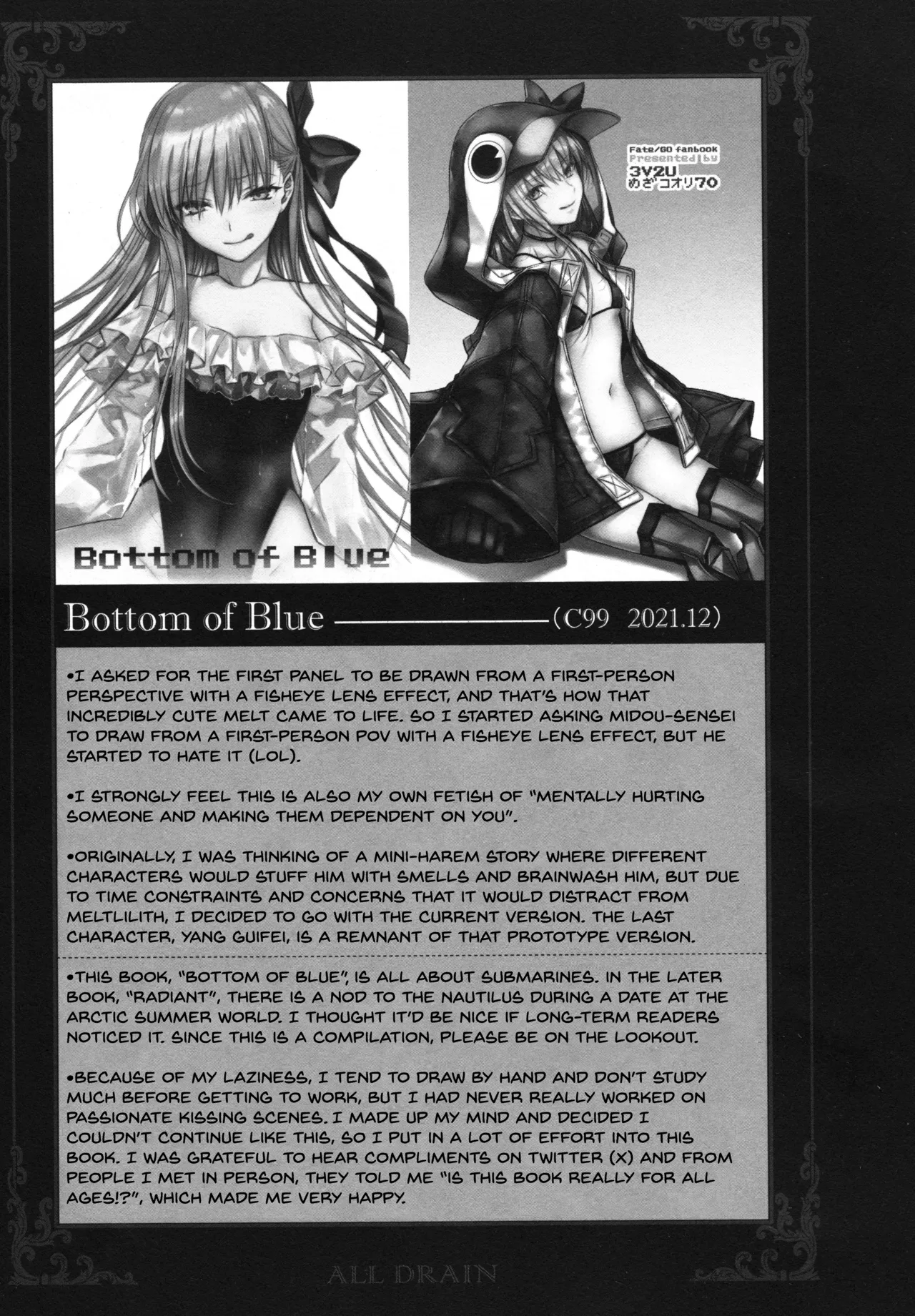 Meltryllis Soushuuhen "ALL DRAIN" page 57 featuring meltryllis fate grand order parody - no penetration soushuuhen hentai manga - read online free