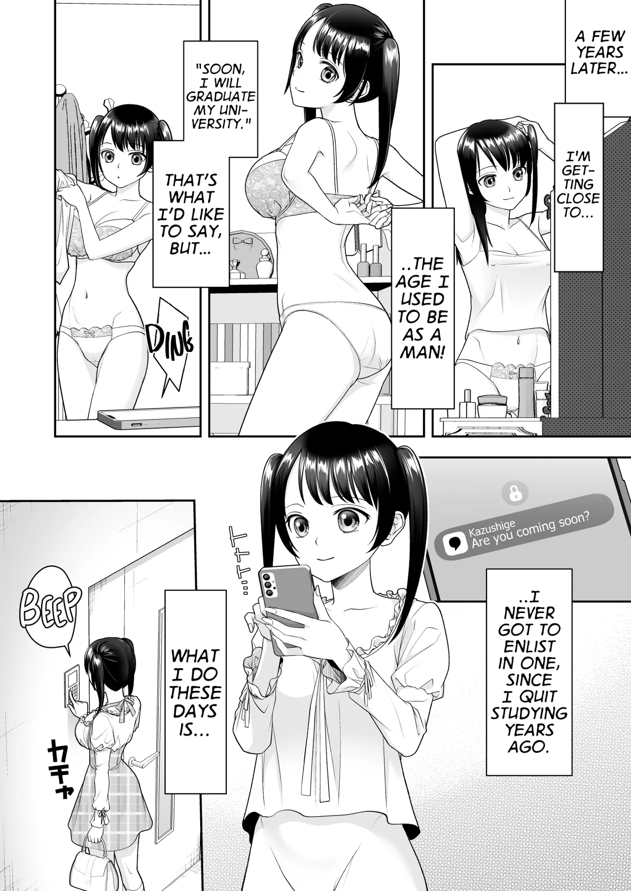 TS Jinsei Yarinaoshiki!! | Reliving Life Through TS!! page 32 original parody - sole female sole male hentai manga - read online free