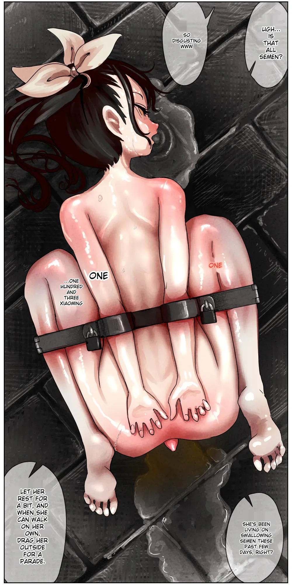 Haiboku Kenshi ~ The story of a woman who was defeated by a samurai Kenshi page 110 original parody - futanari bondage hentai manga - read online free