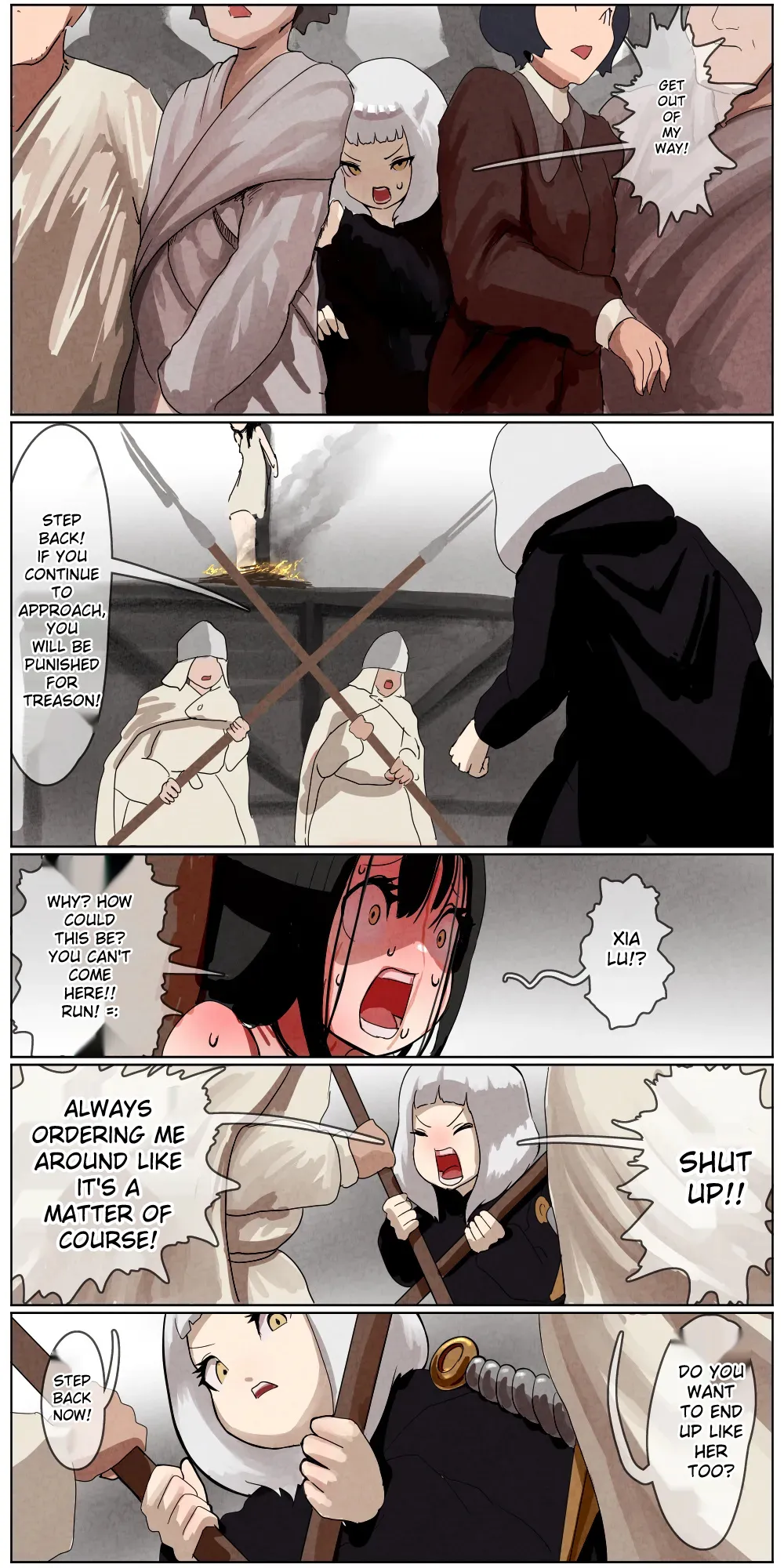 Haiboku Kenshi ~ The story of a woman who was defeated by a samurai Kenshi page 150 - rough translation hentai manga - read online free