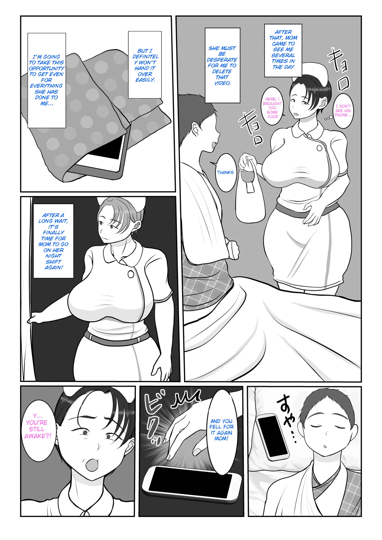 Ki no Tsuyoi Kangoshi Kaa-chan ga, Ore no Kanojo ni Natte kurete Hanashi | The story of how my stubborn nurse mother became my girlfriend! page 22 original parody - sole female sole male hentai manga - read online free