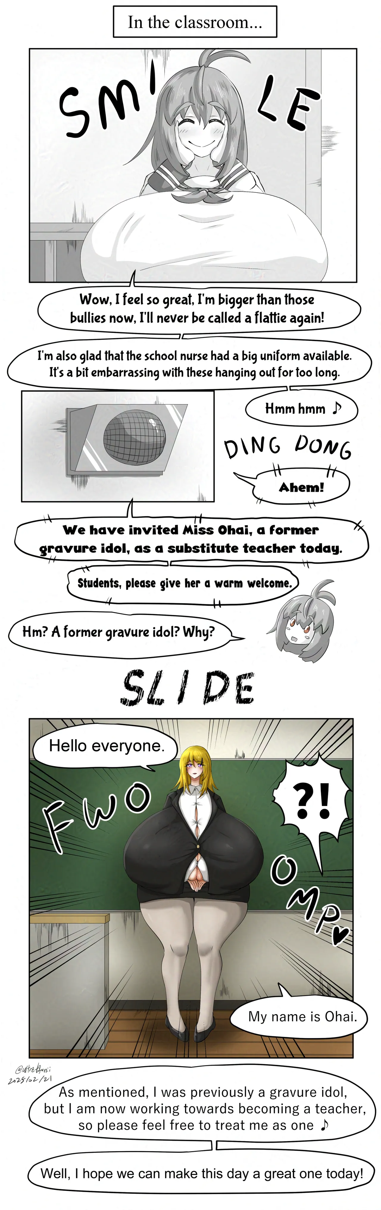 Surpassing Size by UrutoraTofuNii page 14 original parody - rough translation big breasts hentai manga - read online free