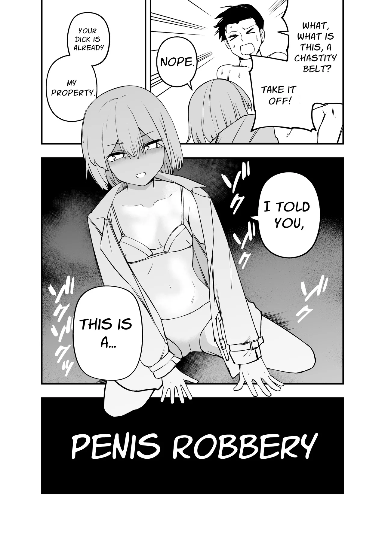 Ochinpo Goutou | Penis Robbery page 23 original parody - sole female sole male hentai manga - read online free