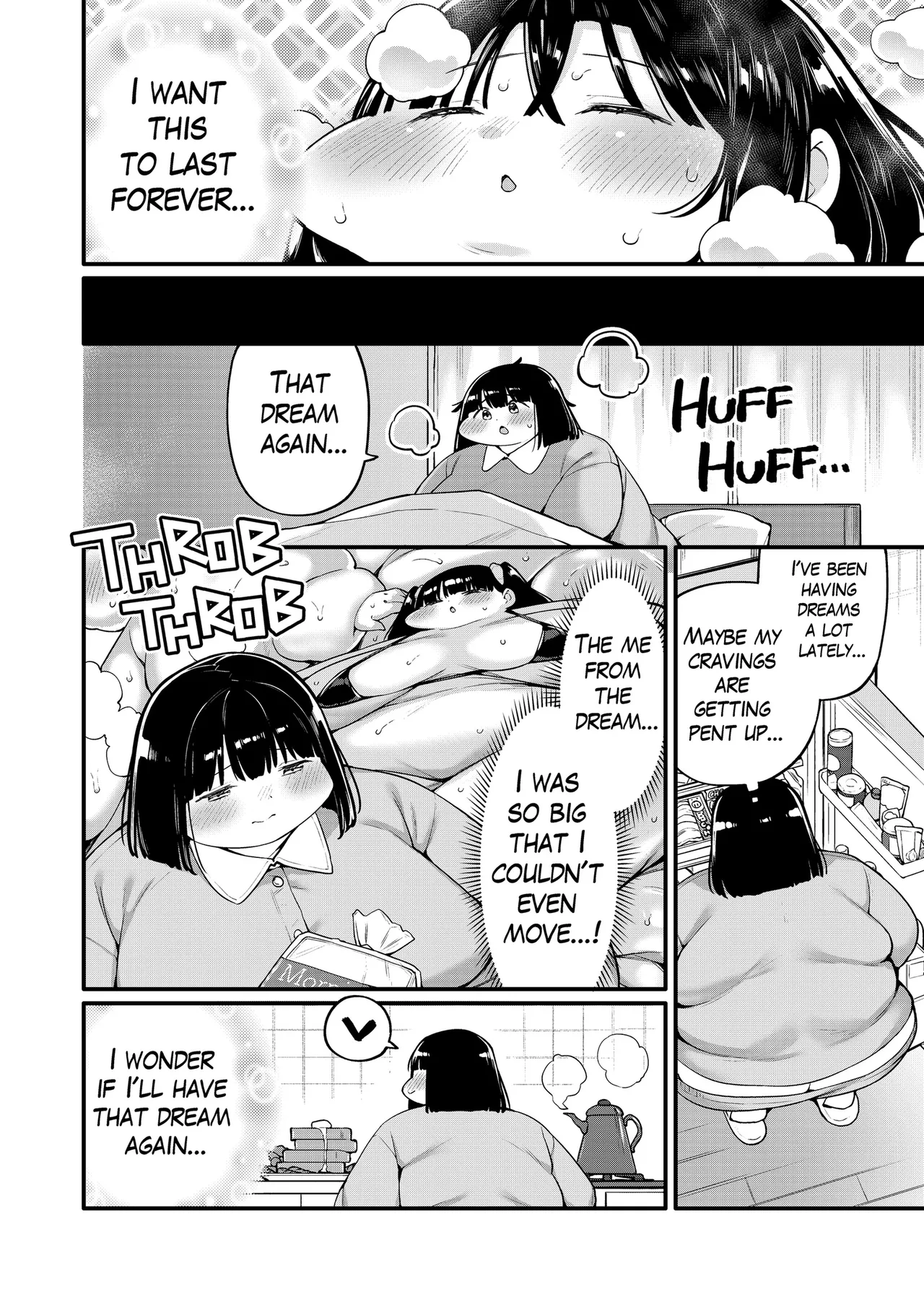 Ayano's Weight Gain Diary: Dream! page 16 original parody - bbw weight gain hentai manga - read online free