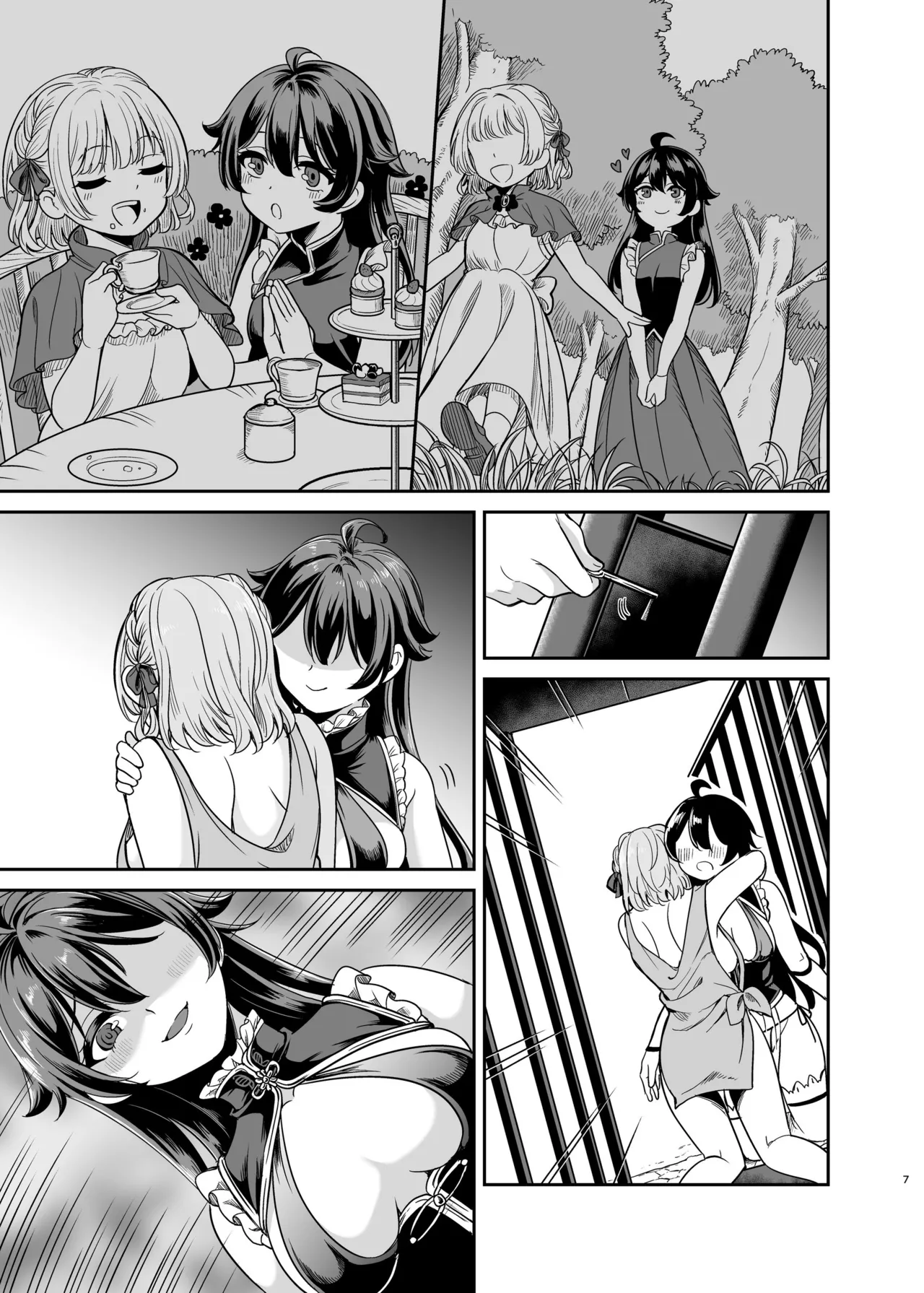 Page 52 of [Seika Kairaku Shoten (Takeshisu)] Yandere Ojou-sama no Seidorei Kyouiku ~Meimon Kizoku no Ojou-sama ga Kaitorareta Saki wa Osananajimi no Ie deshita~