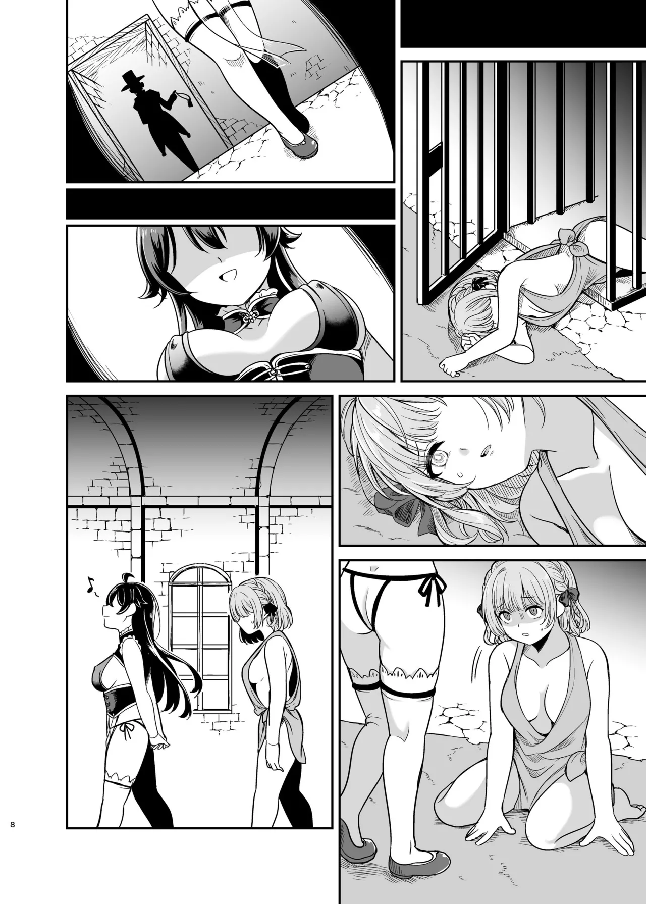 [Seika Kairaku Shoten (Takeshisu)] Yandere Ojou-sama no Seidorei Kyouiku ~Meimon Kizoku no Ojou-sama ga Kaitorareta Saki wa Osananajimi no Ie deshita~ page 53 original parody - mosaic censorship stockings hentai manga - read online free