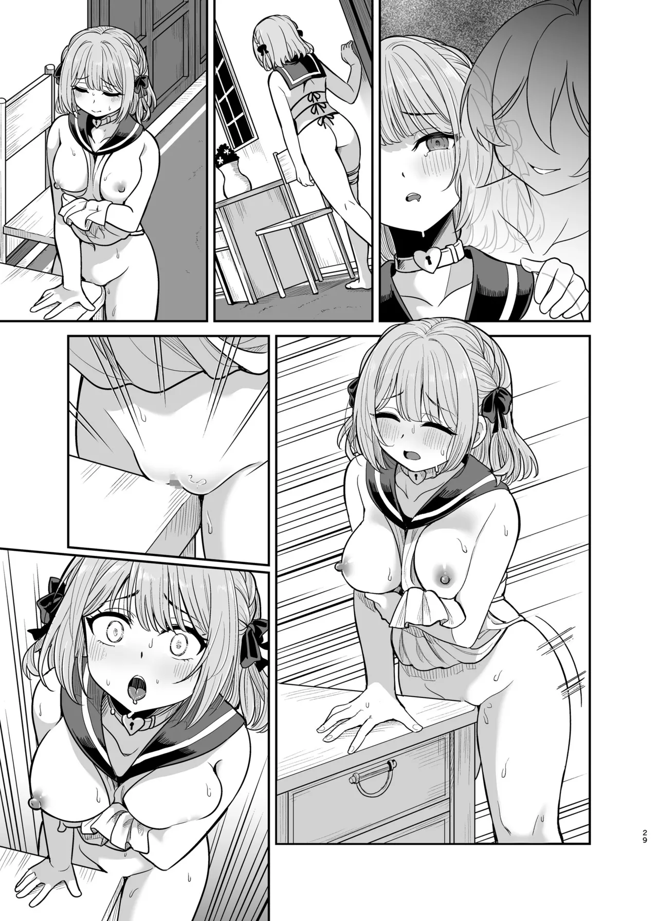 [Seika Kairaku Shoten (Takeshisu)] Yandere Ojou-sama no Seidorei Kyouiku ~Meimon Kizoku no Ojou-sama ga Kaitorareta Saki wa Osananajimi no Ie deshita~ page 74 original parody - squirting kissing hentai manga - read online free