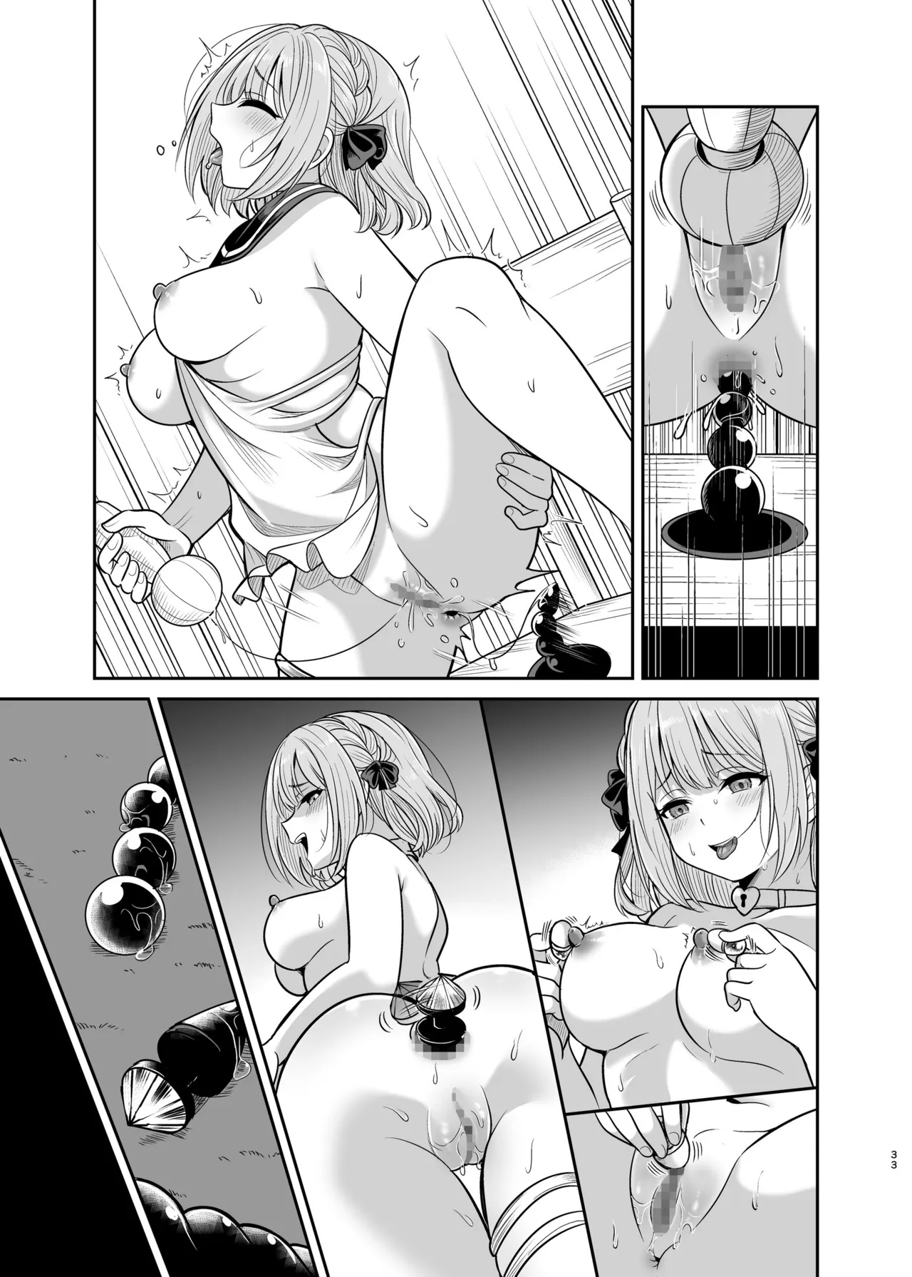 [Seika Kairaku Shoten (Takeshisu)] Yandere Ojou-sama no Seidorei Kyouiku ~Meimon Kizoku no Ojou-sama ga Kaitorareta Saki wa Osananajimi no Ie deshita~ page 78 original parody - mosaic censorship stockings hentai manga - read online free