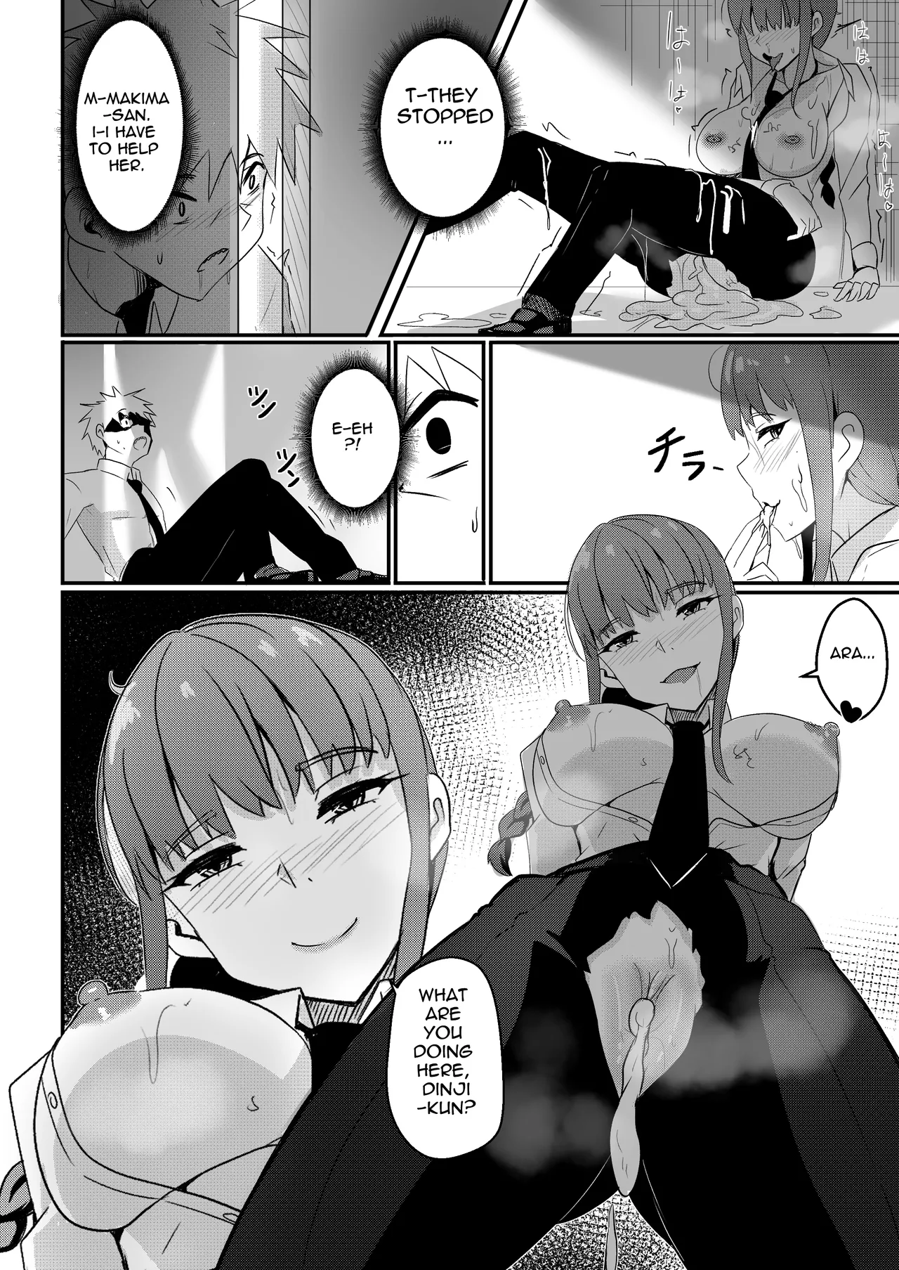 B-Trayal 42 Makima page 13 featuring makima chainsaw man parody - sole female nakadashi hentai manga - read online free