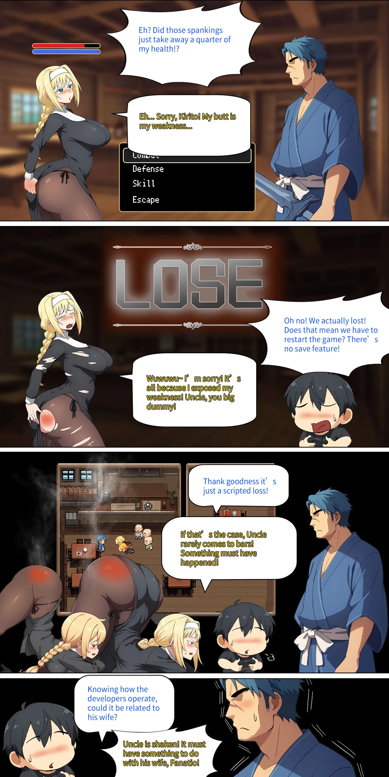 Asuna family 1-27 page 218 featuring ryoutarou tsuboi | klein sword art online parody - full color big breasts hentai manga - read online free