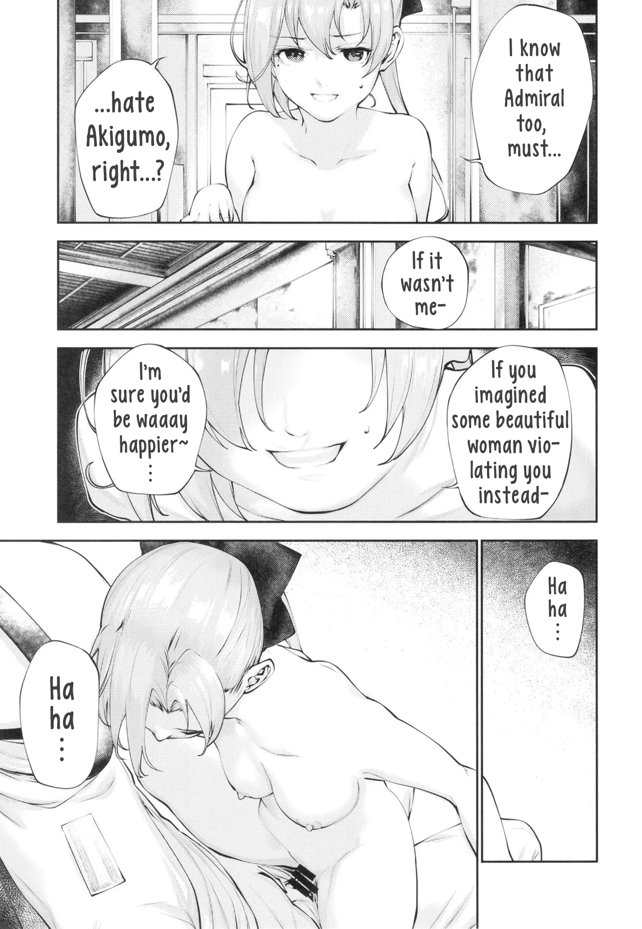 Page 16 of [kitsunenotera (bouko)] Kou demo Shinakya Akigumo-san 25-sai ga Teitoku to Hameru Kikai Isshou Konai desho | If She Doesn’t Do This, 25-Year-Old Akigumo-san Will Never Get the Chance to Fuck the Admiral, Right? (Kantai Collection -KanColle-) [English] [Digital]