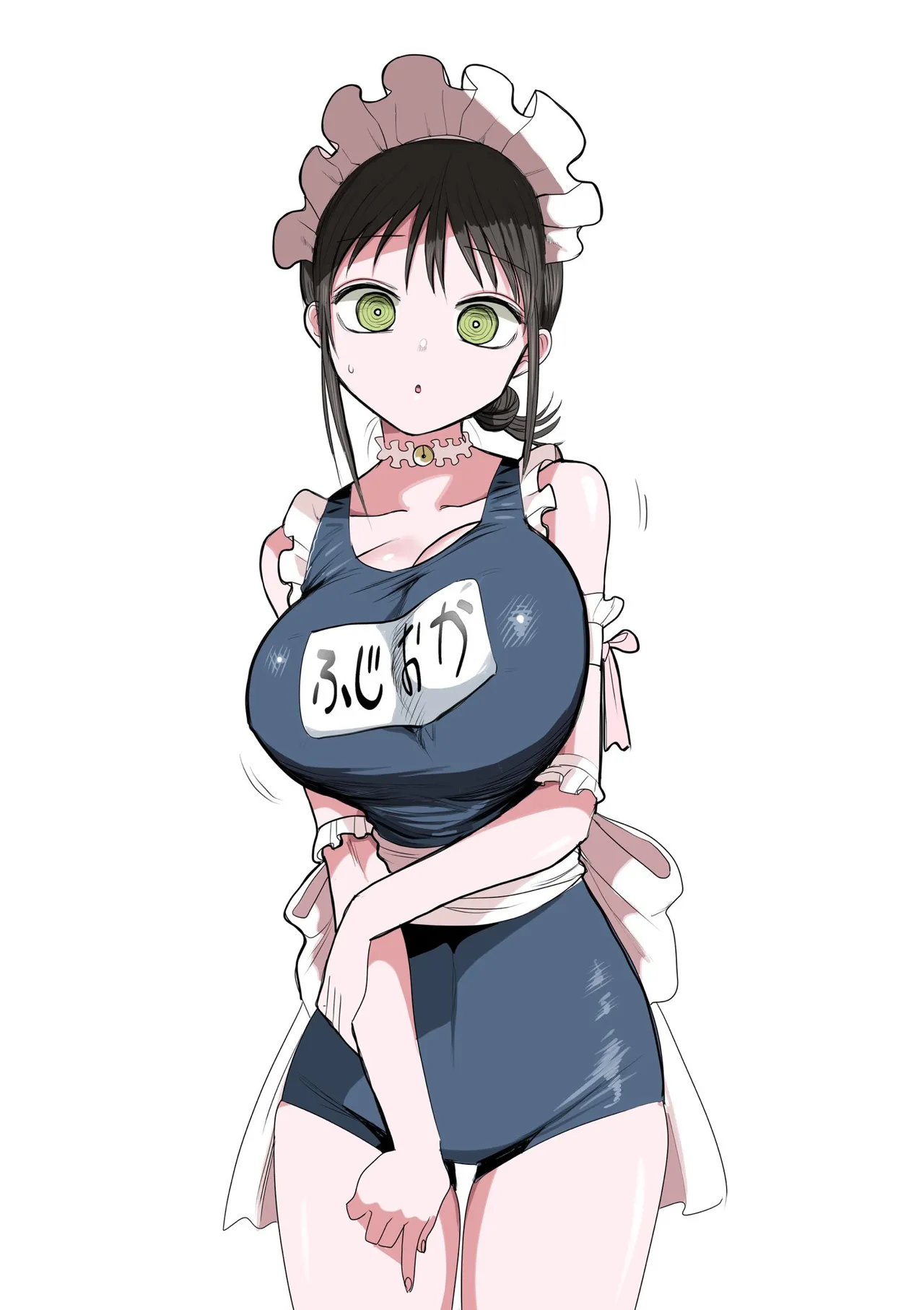 Doukyuusei Maid page 89 original parody - full color swimsuit hentai manga - read online free