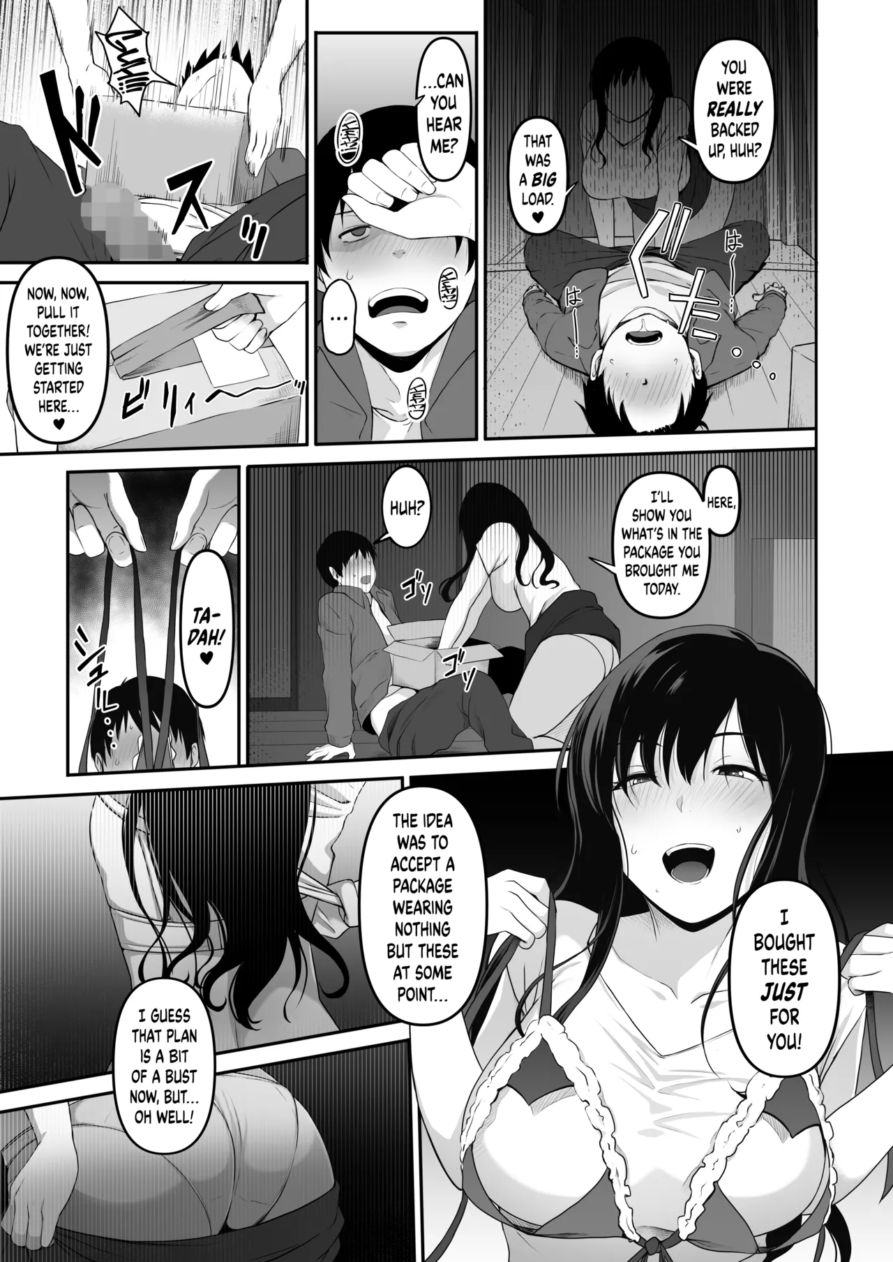 [Amai Wakusei] Takuhai-kun ga Yarareta! ~Hatsujou Onee-san ga Neratteita Otodokemono wa Oredeshita~ | Bagged a Delivery Boy! ~The Package the Horny Lady Was Expecting Was the One in My Pants~ [English] [head empty + BoundaryTL] page 14 original parody - sole female sole male hentai manga - read online free