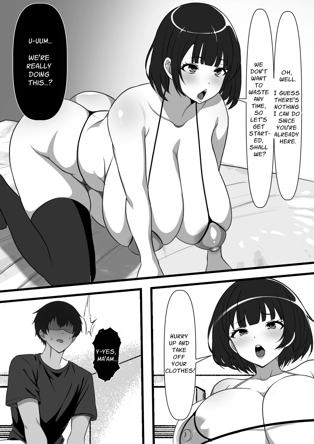 Mura ni Ikken-dake no Fuuzokuden ni Ittara Osananajimi no Hahaoyashika Inakatta no Daga | When I Went To The One And Only Brothel In Town, My Friend's Mother Was The Only Prostitute There page 15 original parody - sole female sole male hentai manga - read online free