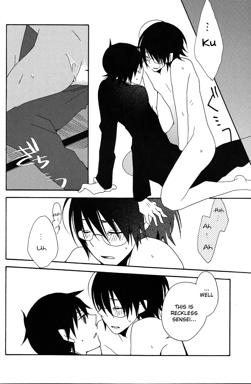 Hakanashigoto Wa Kanagoto page 18 featuring nozomu itoshiki sayonara zetsubou sensei parody - glasses teacher hentai manga - read online free