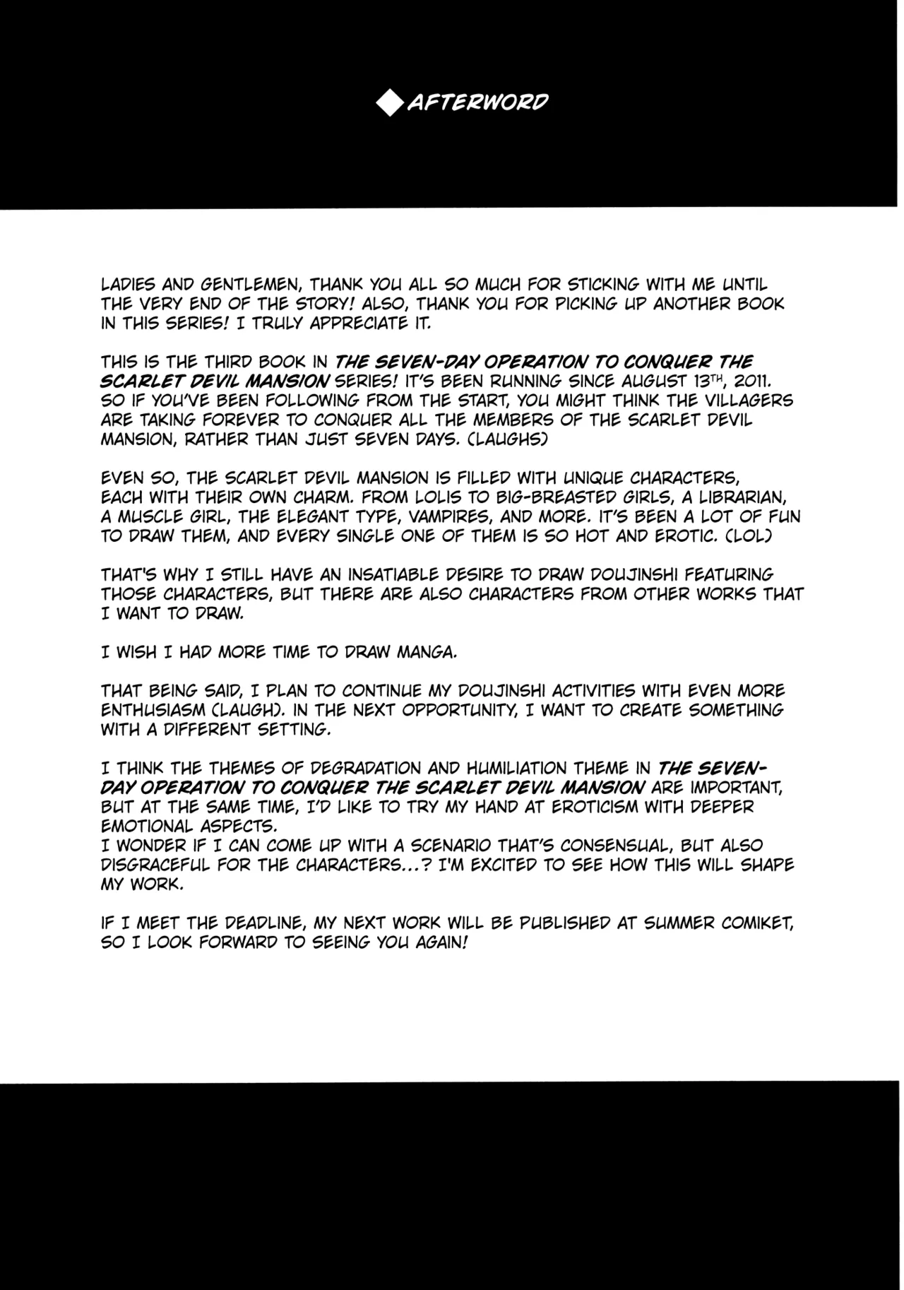 Koumakan Kouryaku Sakusen Nanokakan - Kanketsuhen page 30 featuring koakuma touhou project parody - nakadashi multi-work series hentai manga - read online free