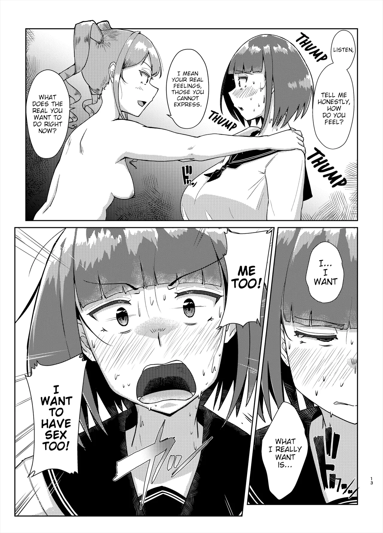 Sensei no Ochinchin, Watakushi ni Bussashite Kudasaimashi! 2 | I Want You to Plow Me With Your Dick, Sensei! Part 2 page 12 original parody - nakadashi big areolae hentai manga - read online free