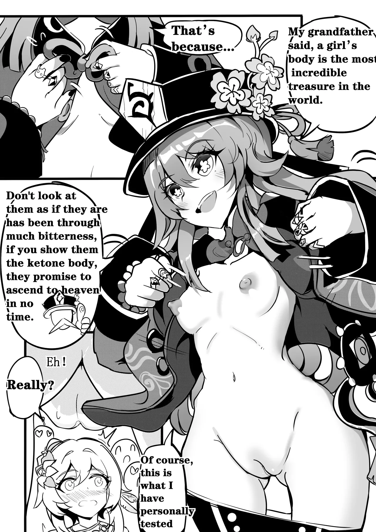 Sex daily record of the Genshin3 Chapter of Hu TaoXLumina page 9 featuring lumine genshin impact parody - uncensored unusual pupils hentai manga - read online free